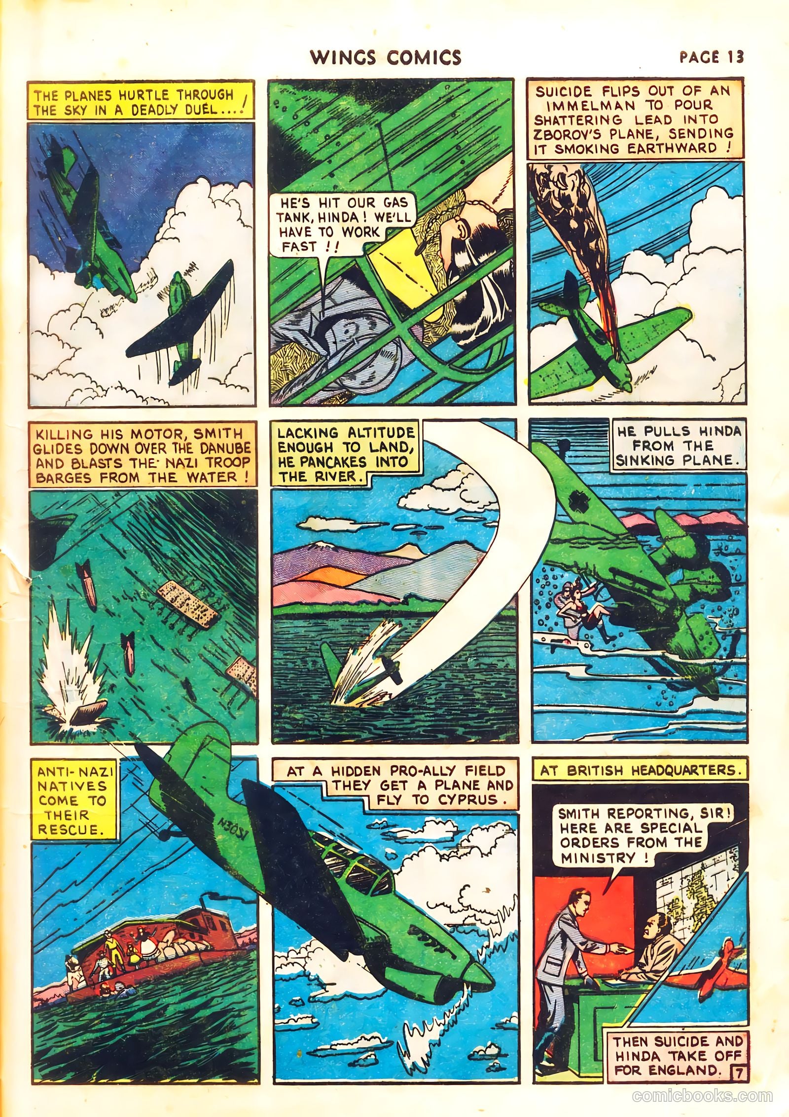 Wings Comics #11 (1941, Fiction House) — page 15 of 68
