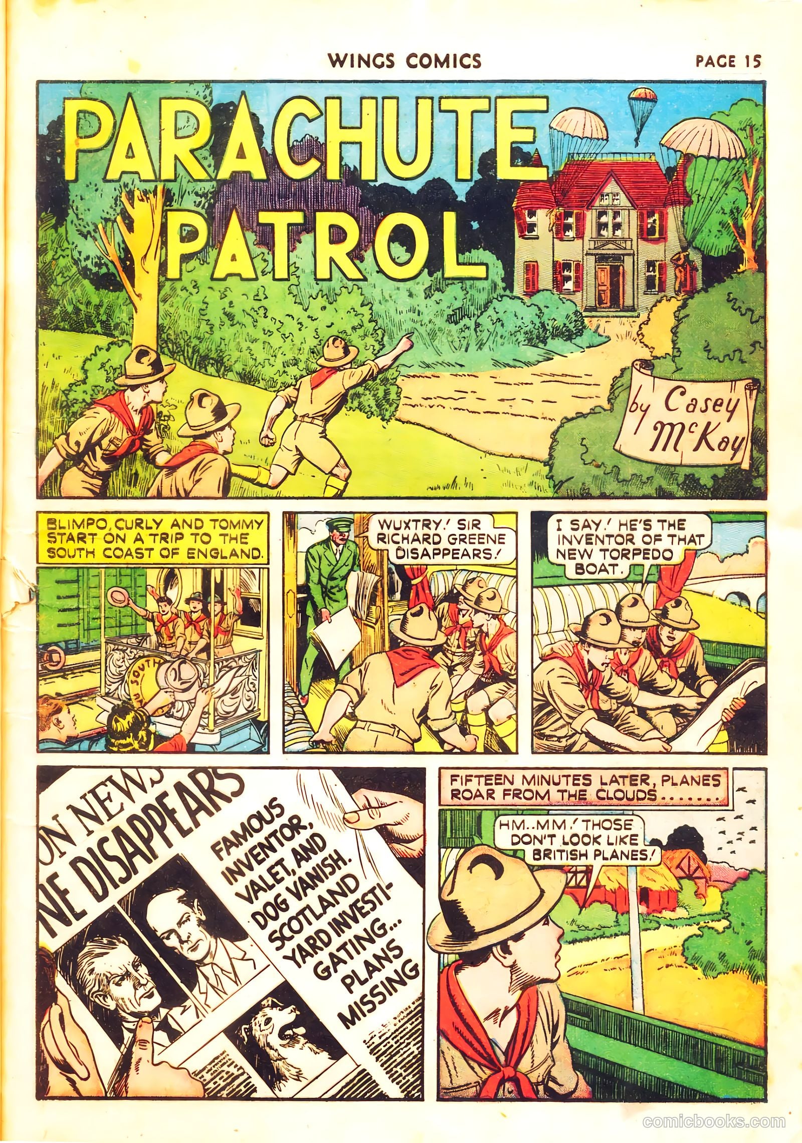 Wings Comics #11 (1941, Fiction House) — page 17 of 68