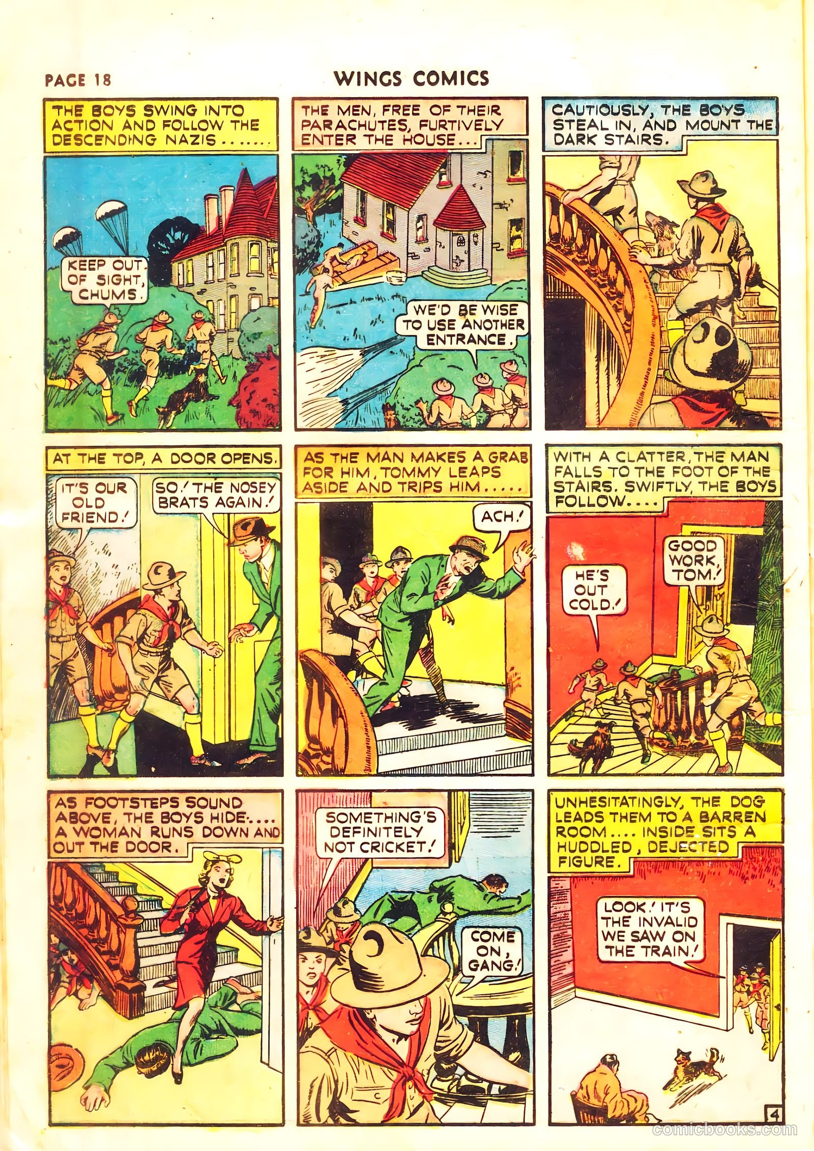 Wings Comics #11 (1941, Fiction House) — page 20 of 68