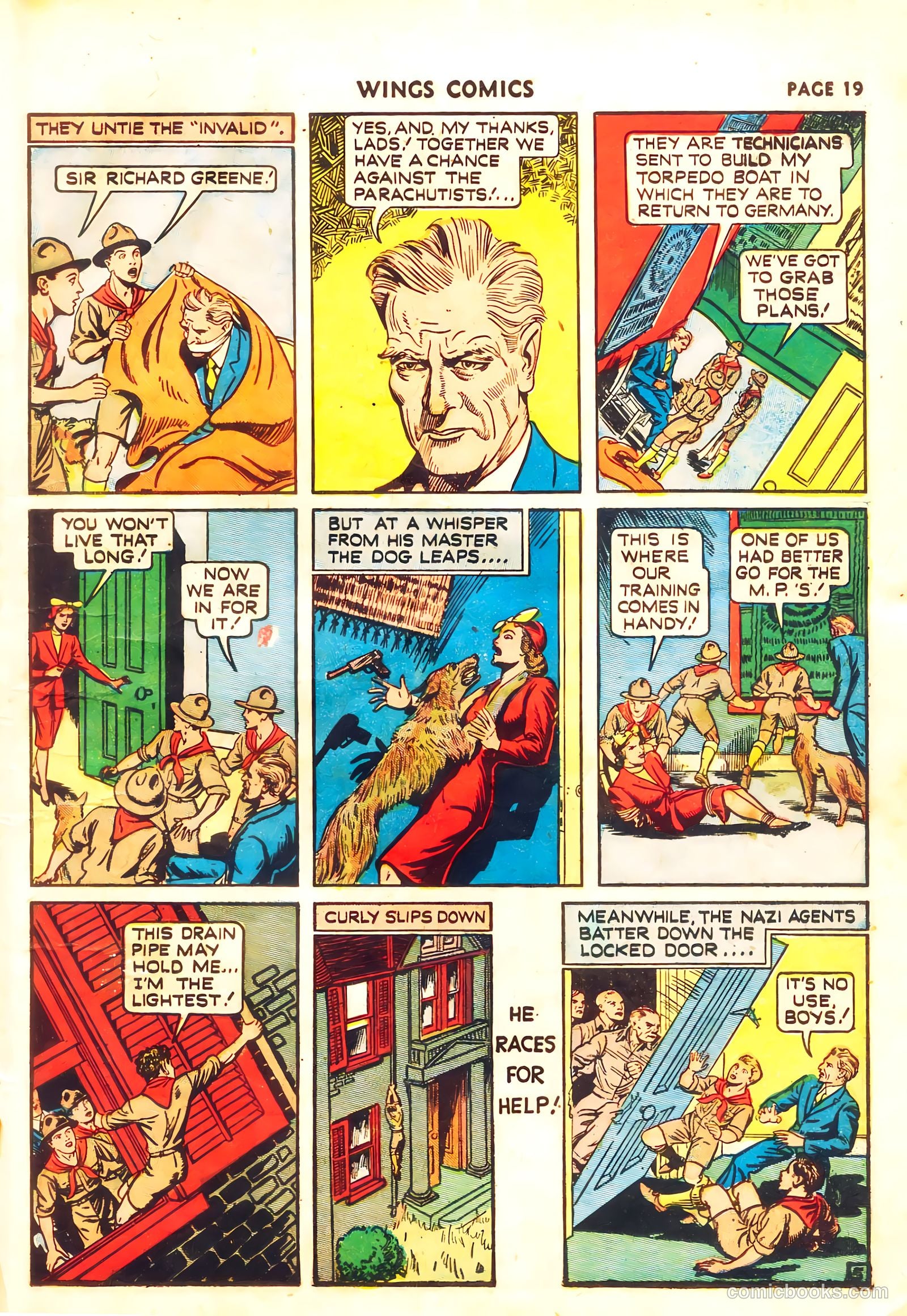 Wings Comics #11 (1941, Fiction House) — page 21 of 68