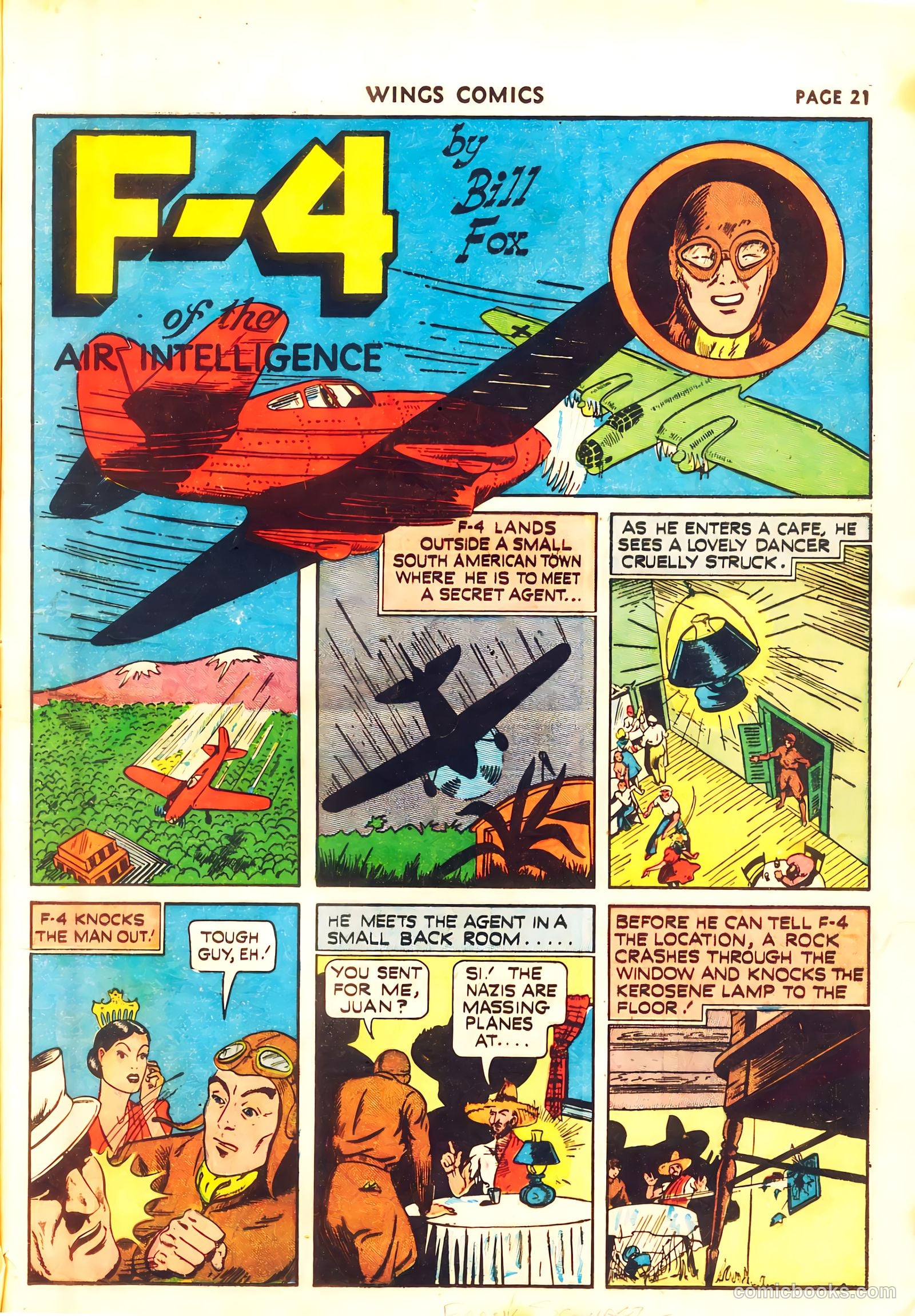 Wings Comics #11 (1941, Fiction House) — page 23 of 68