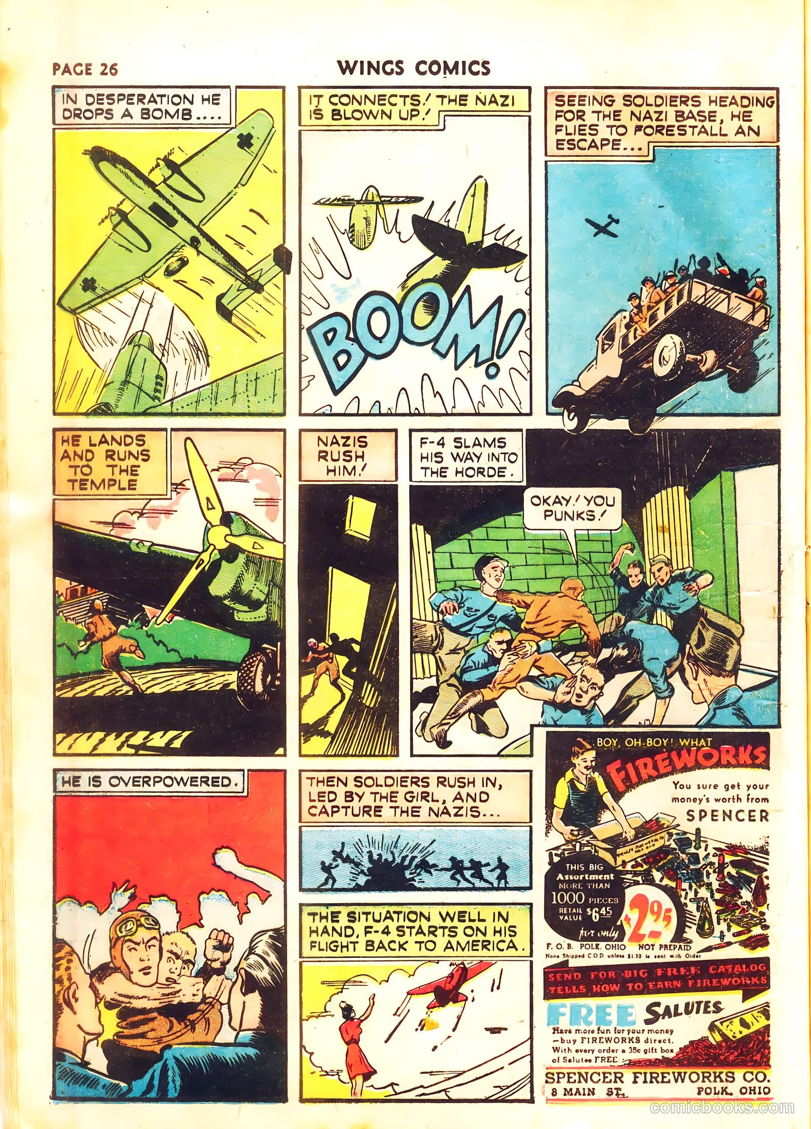 Wings Comics #11 (1941, Fiction House) — page 28 of 68