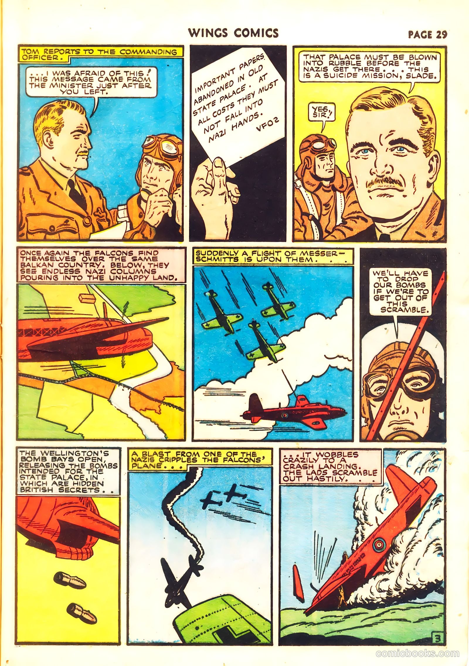 Wings Comics #11 (1941, Fiction House) — page 31 of 68