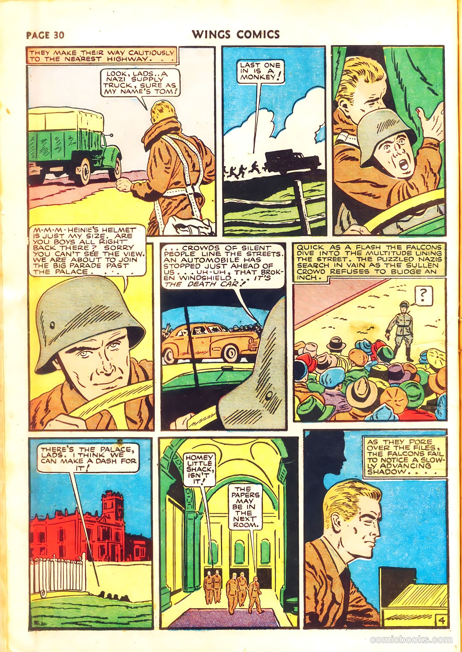 Wings Comics #11 (1941, Fiction House) — page 32 of 68