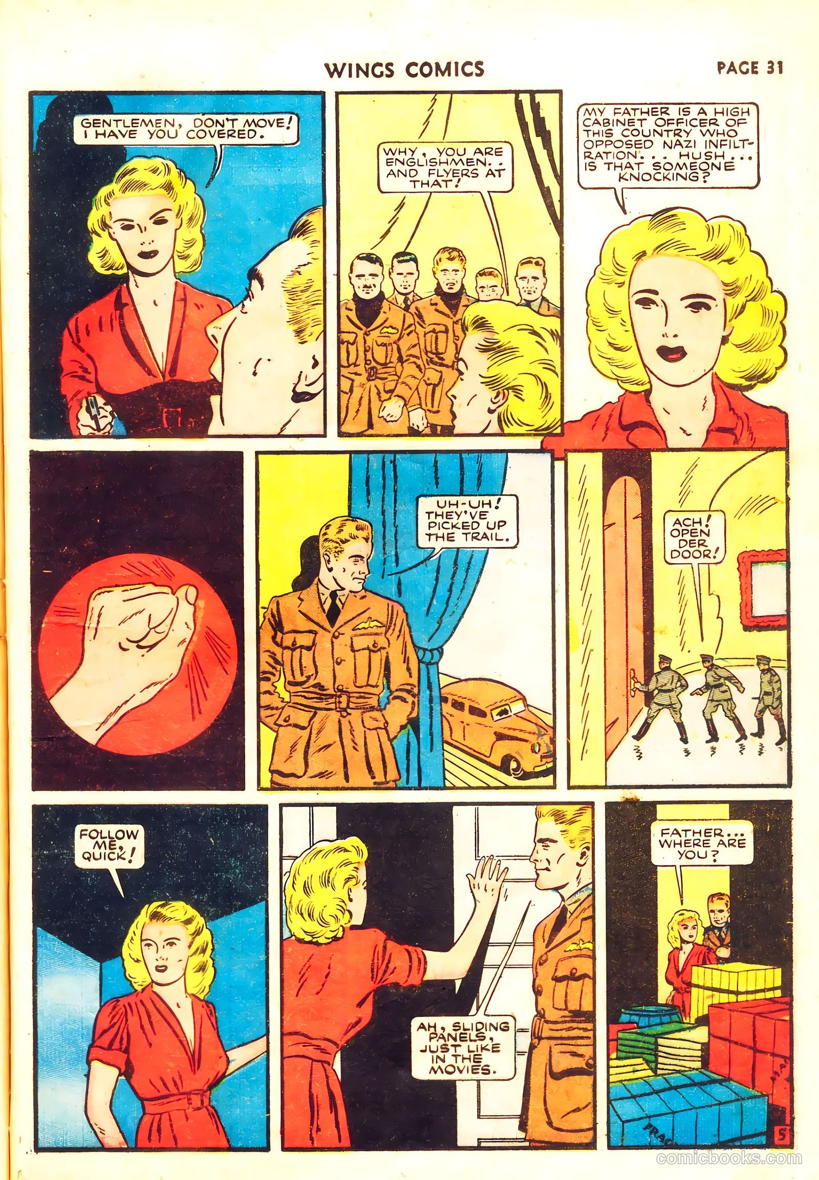 Wings Comics #11 (1941, Fiction House) — page 33 of 68