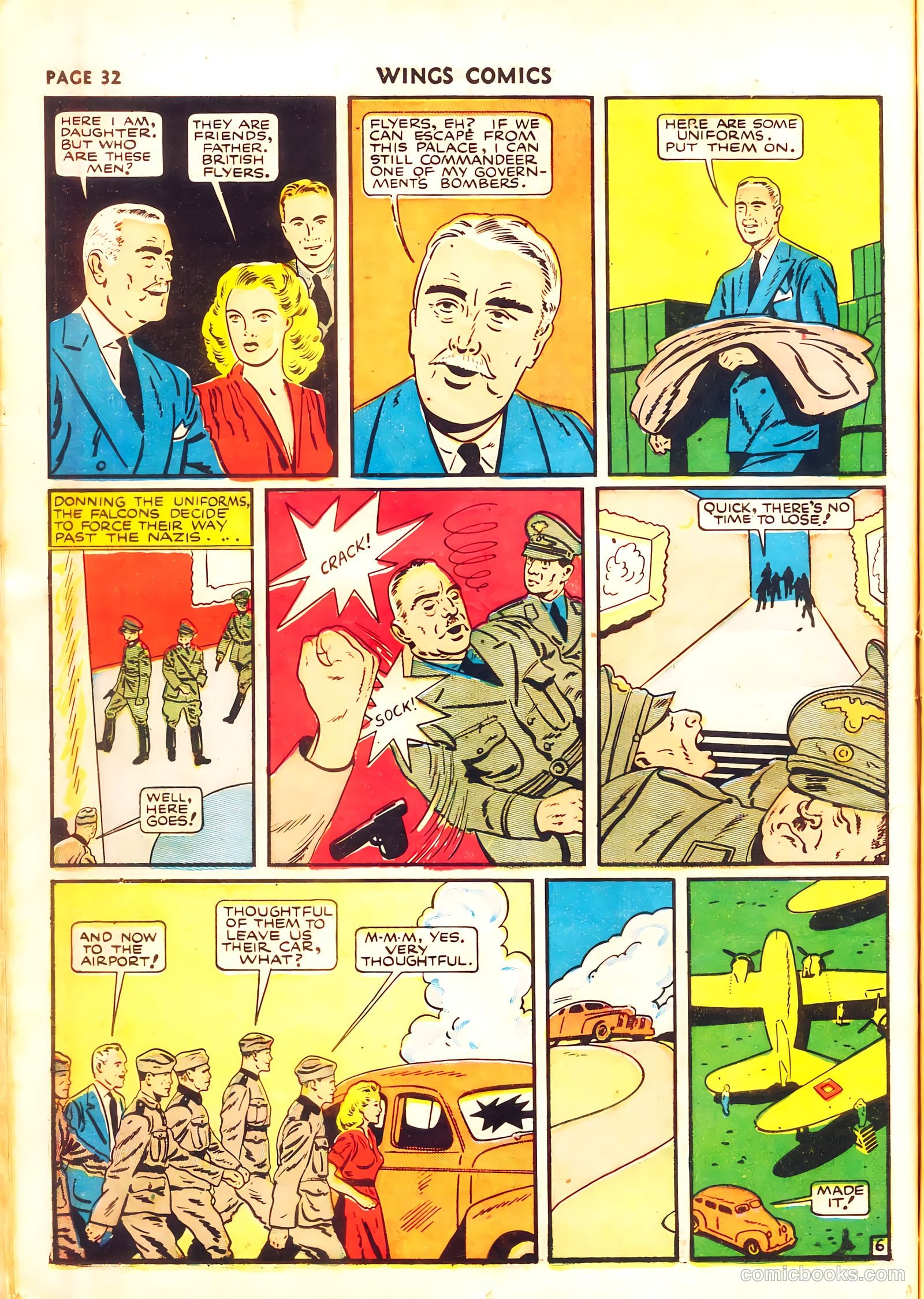 Wings Comics #11 (1941, Fiction House) — page 34 of 68