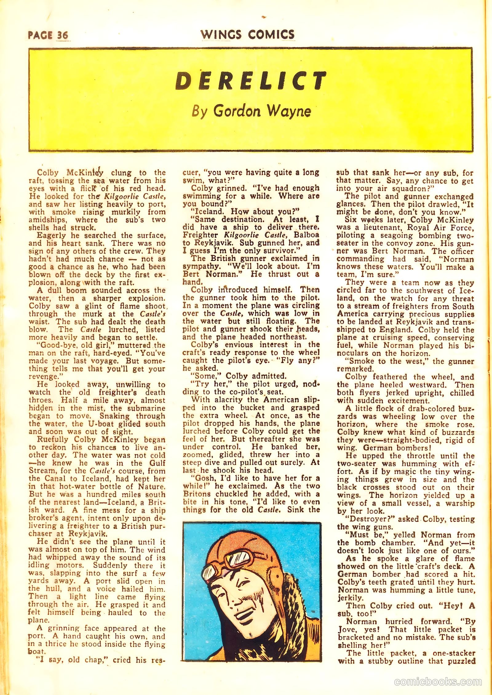 Wings Comics #11 (1941, Fiction House) — page 38 of 68