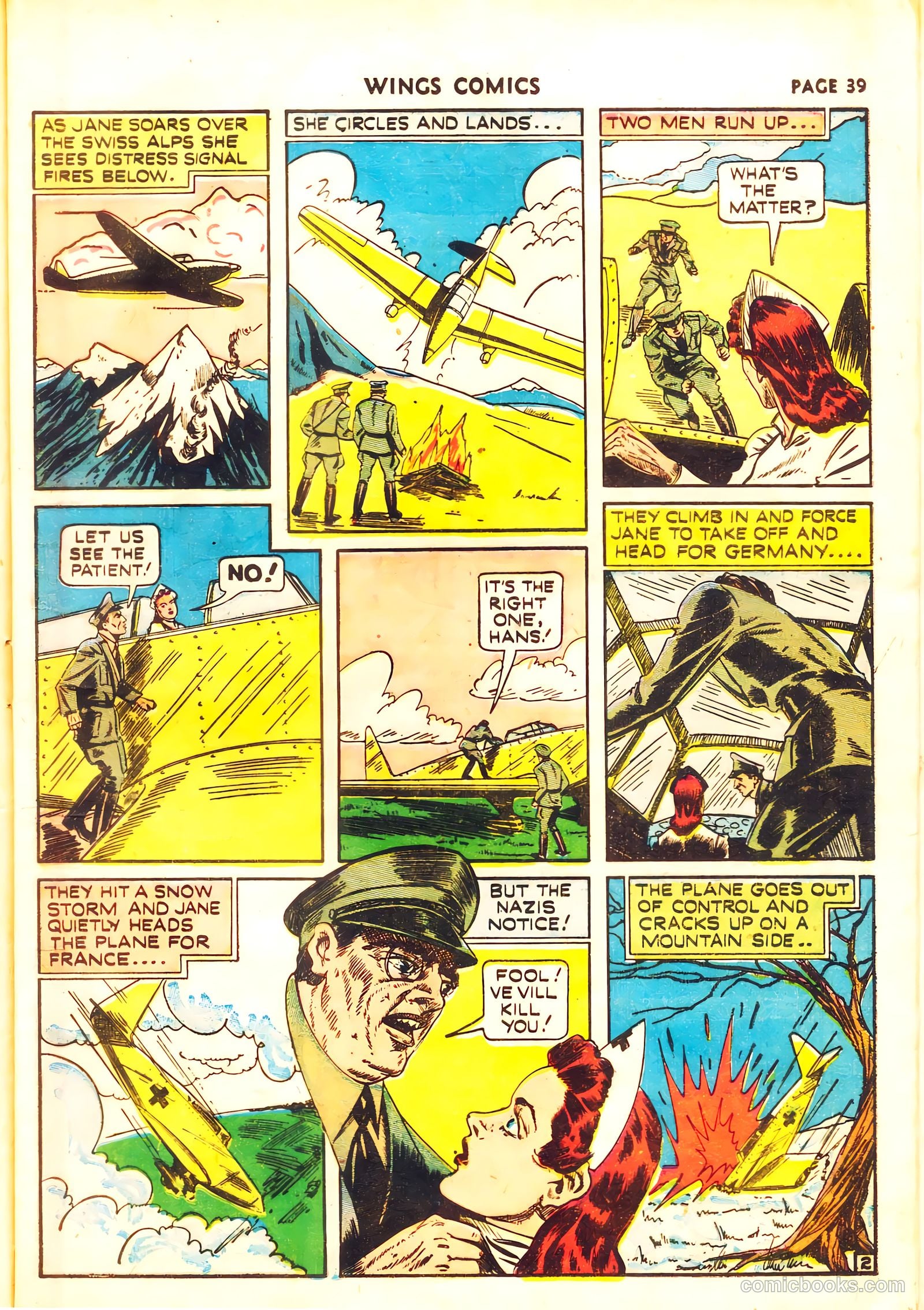 Wings Comics #11 (1941, Fiction House) — page 41 of 68