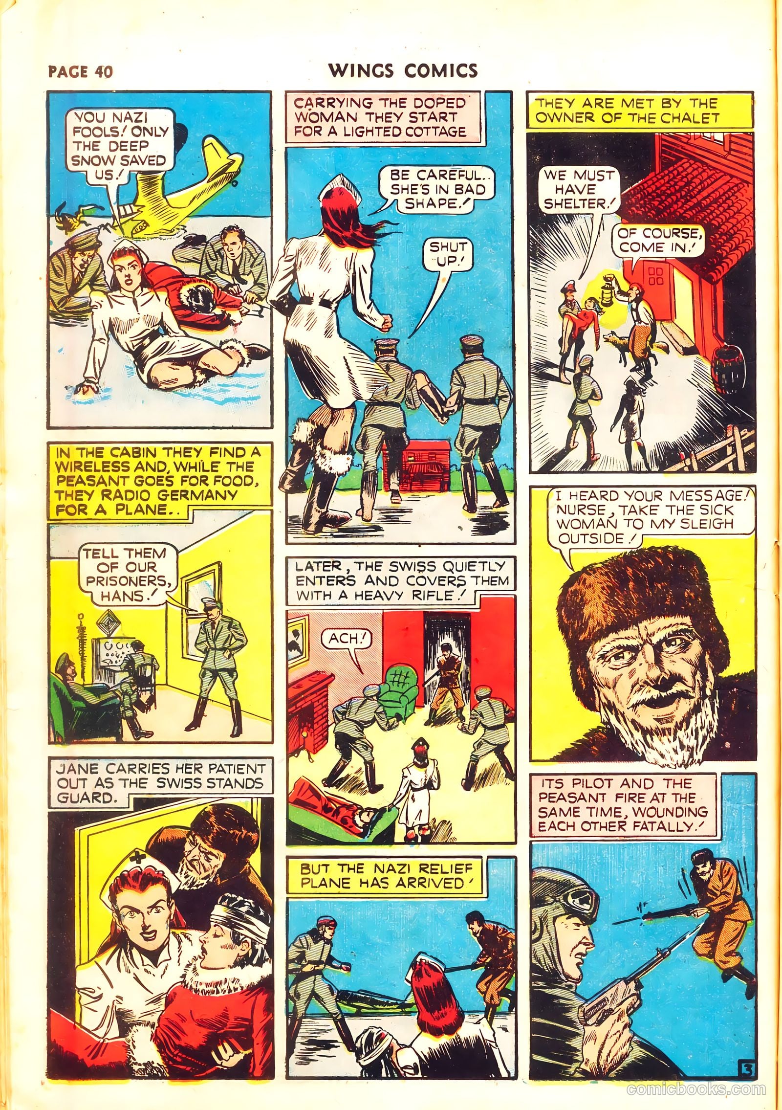 Wings Comics #11 (1941, Fiction House) — page 42 of 68