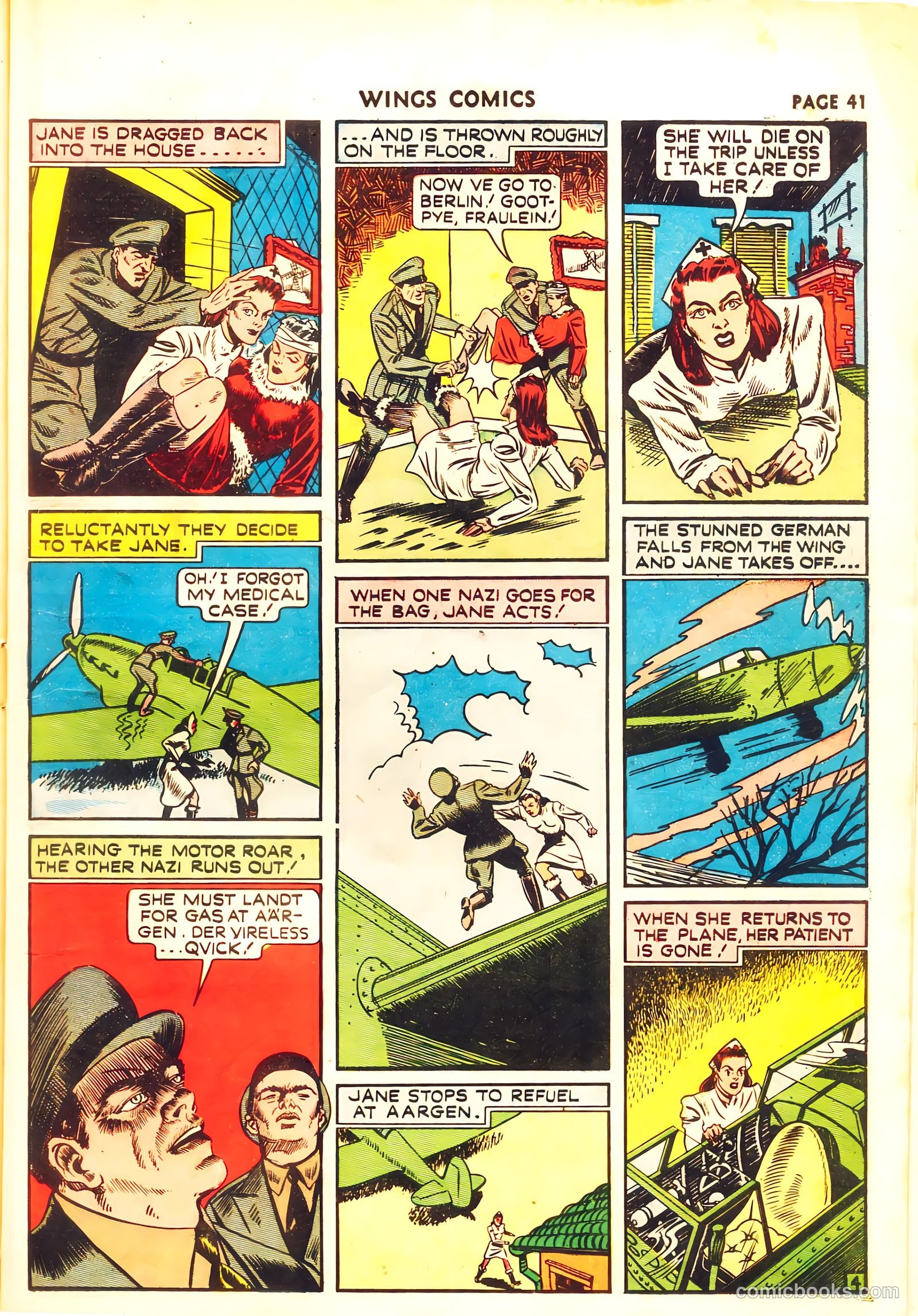 Wings Comics #11 (1941, Fiction House) — page 43 of 68
