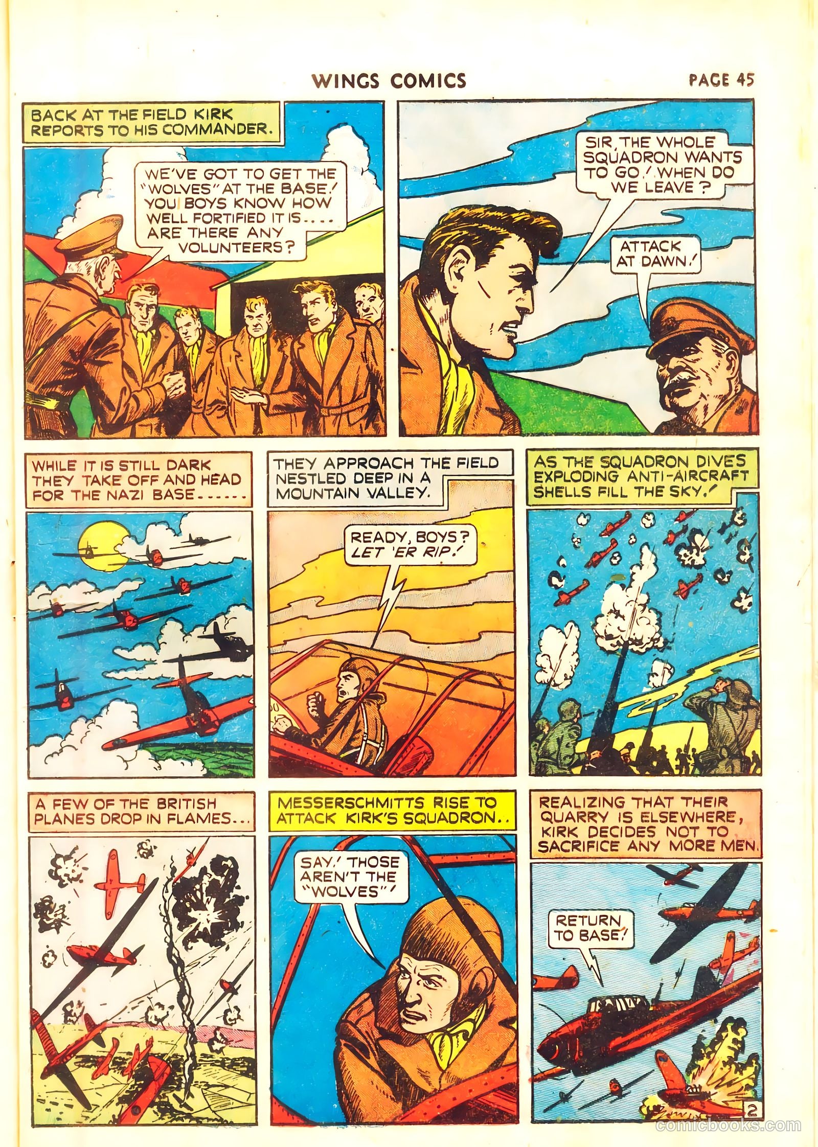 Wings Comics #11 (1941, Fiction House) — page 47 of 68