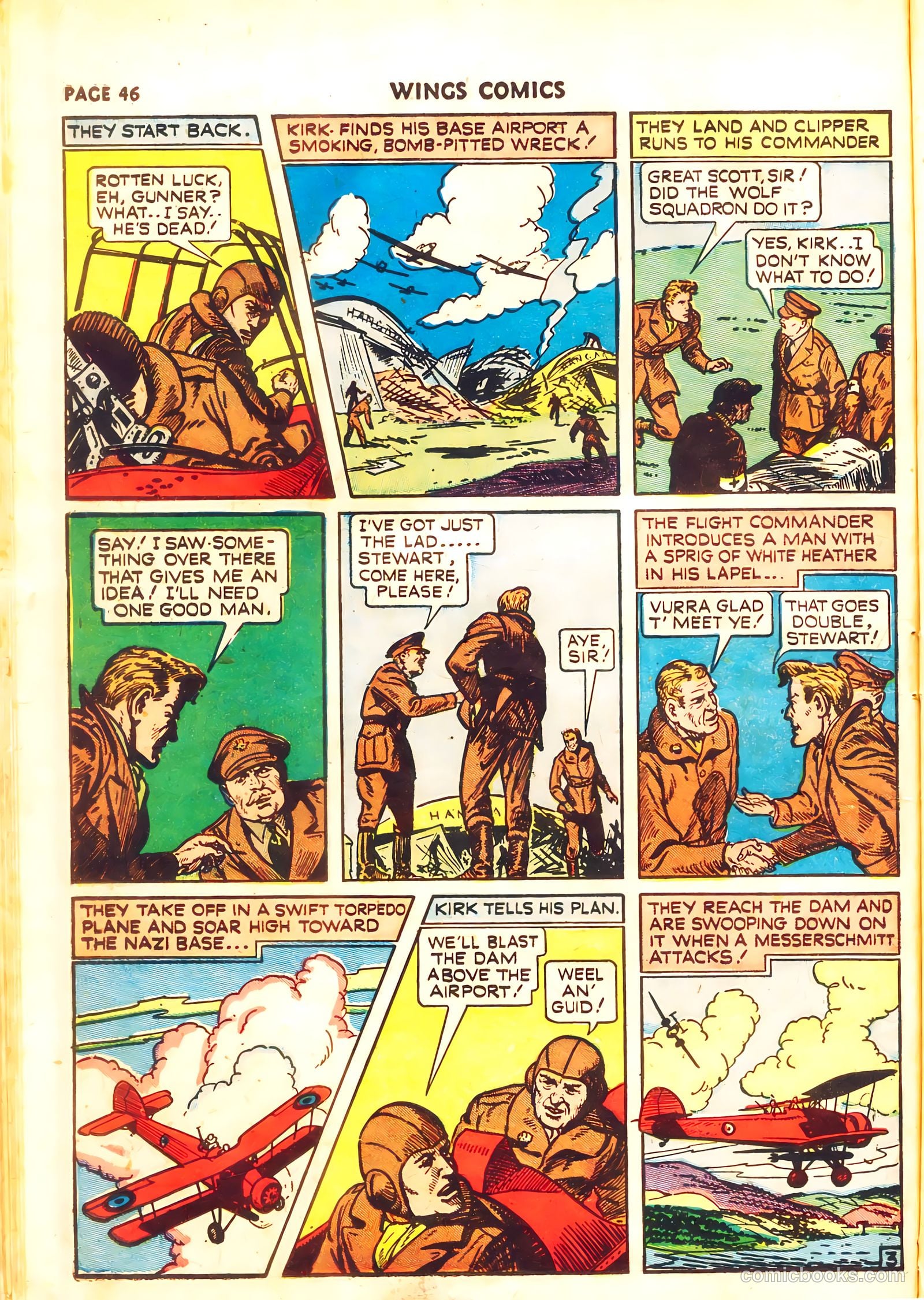Wings Comics #11 (1941, Fiction House) — page 48 of 68