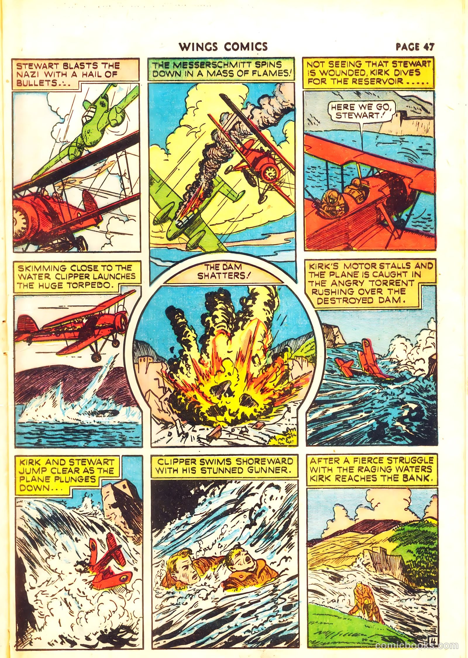 Wings Comics #11 (1941, Fiction House) — page 49 of 68