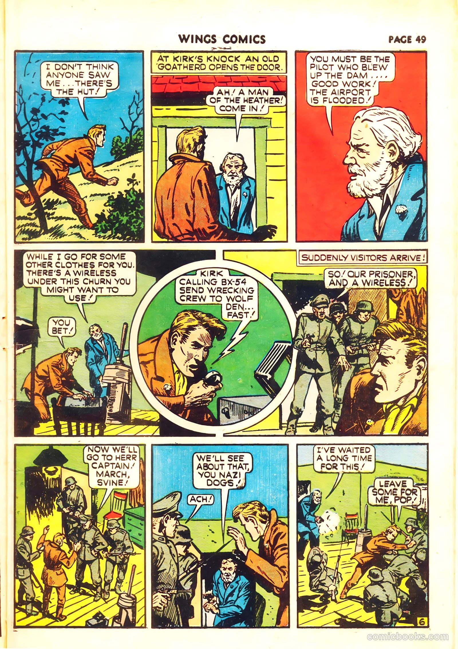 Wings Comics #11 (1941, Fiction House) — page 51 of 68