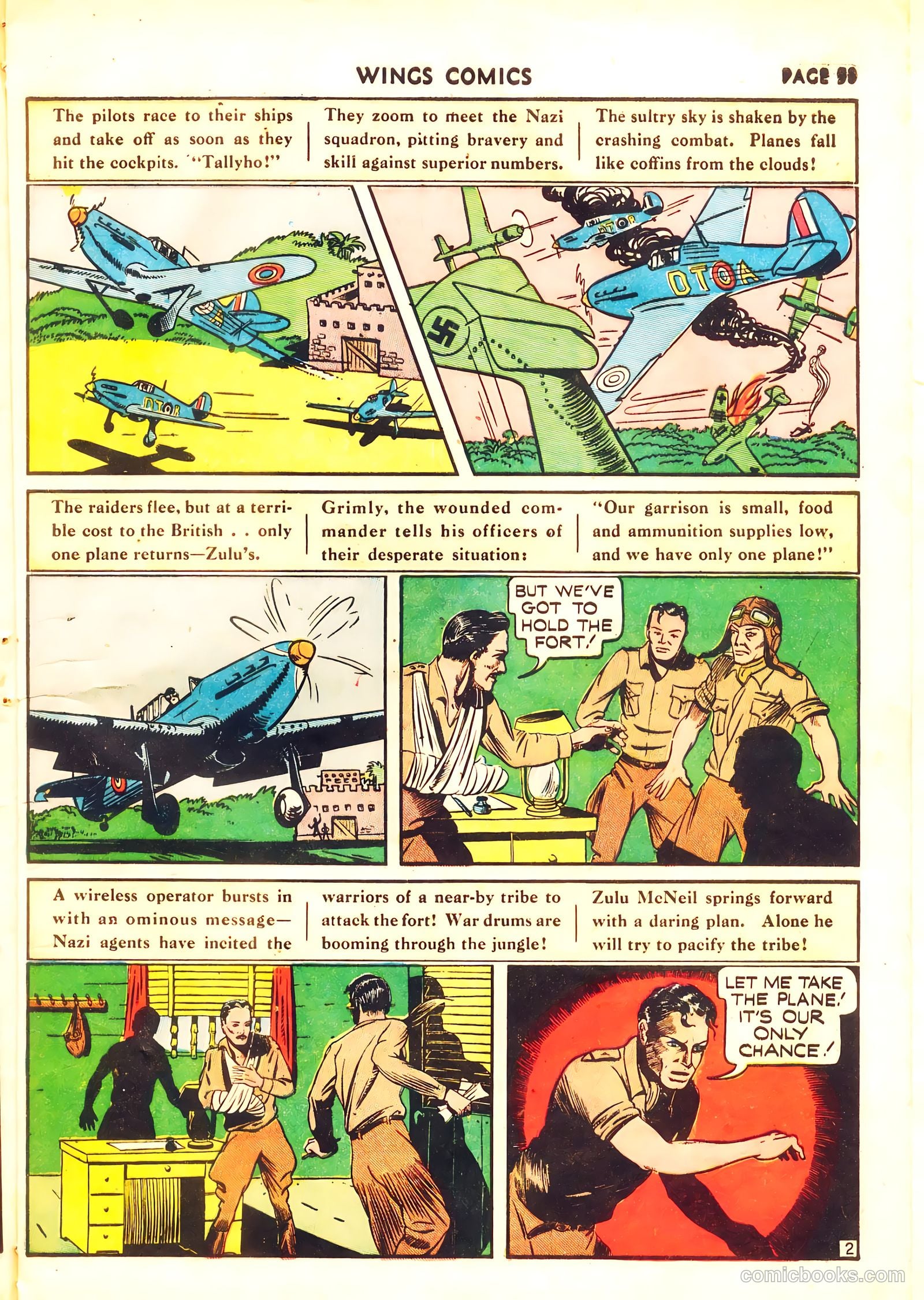 Wings Comics #11 (1941, Fiction House) — page 55 of 68