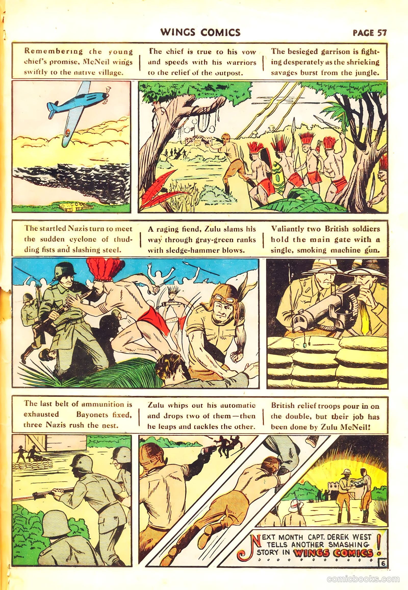 Wings Comics #11 (1941, Fiction House) — page 59 of 68