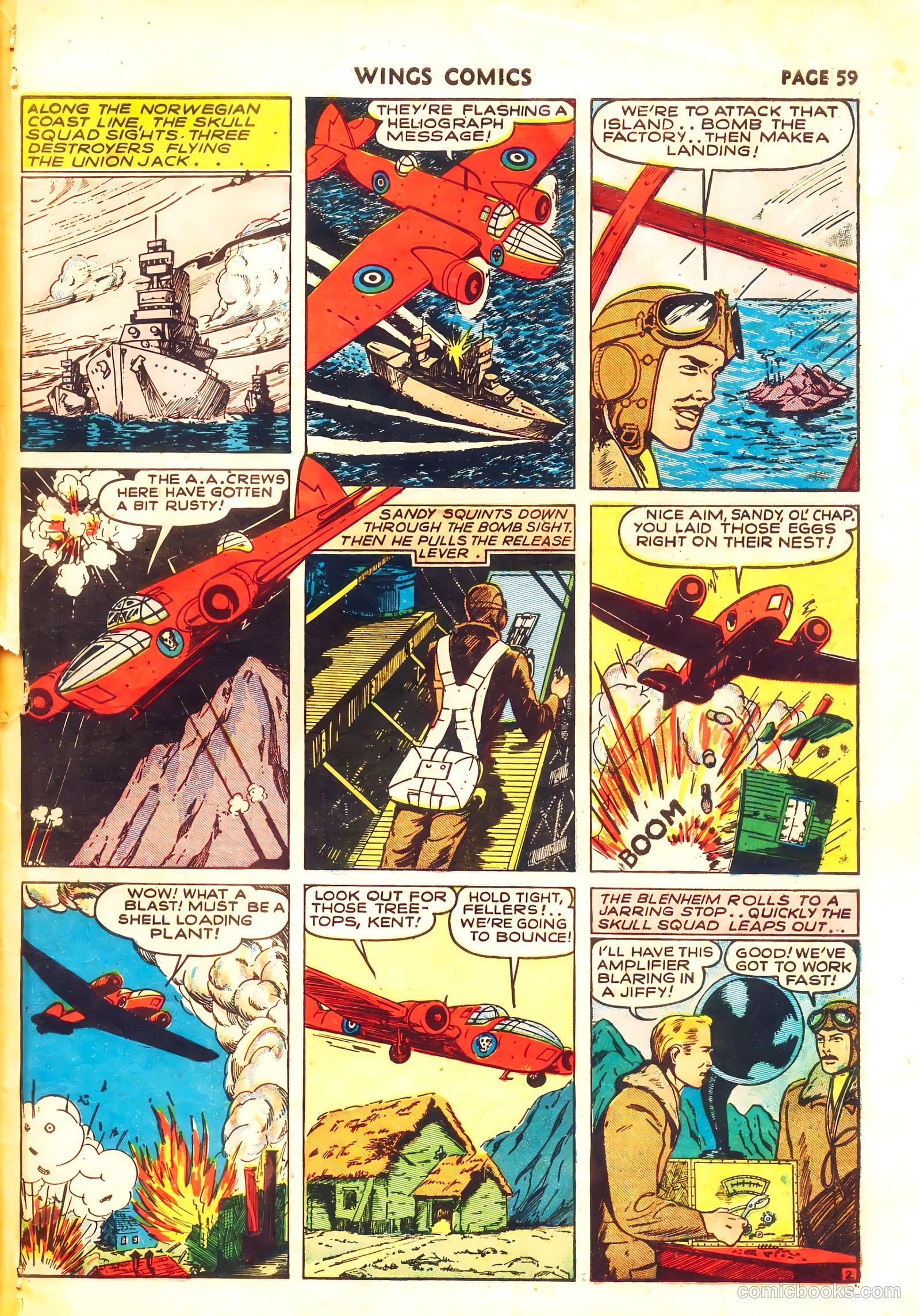 Wings Comics #11 (1941, Fiction House) — page 61 of 68