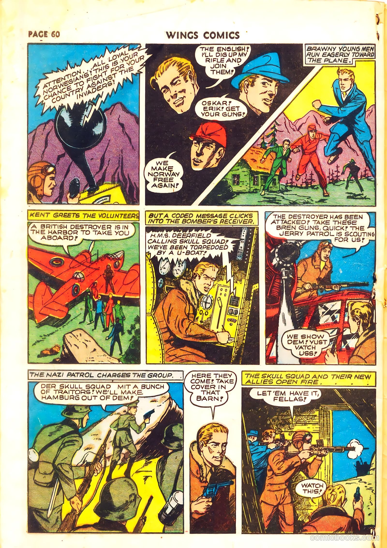 Wings Comics #11 (1941, Fiction House) — page 62 of 68