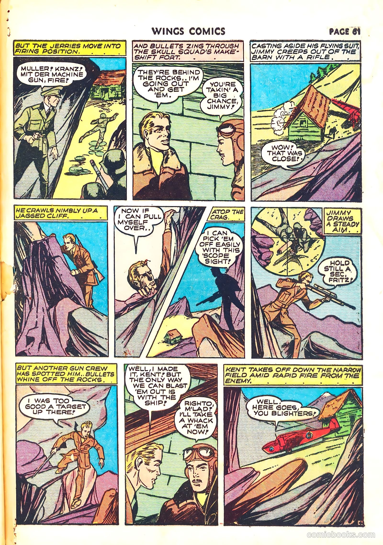 Wings Comics #11 (1941, Fiction House) — page 63 of 68