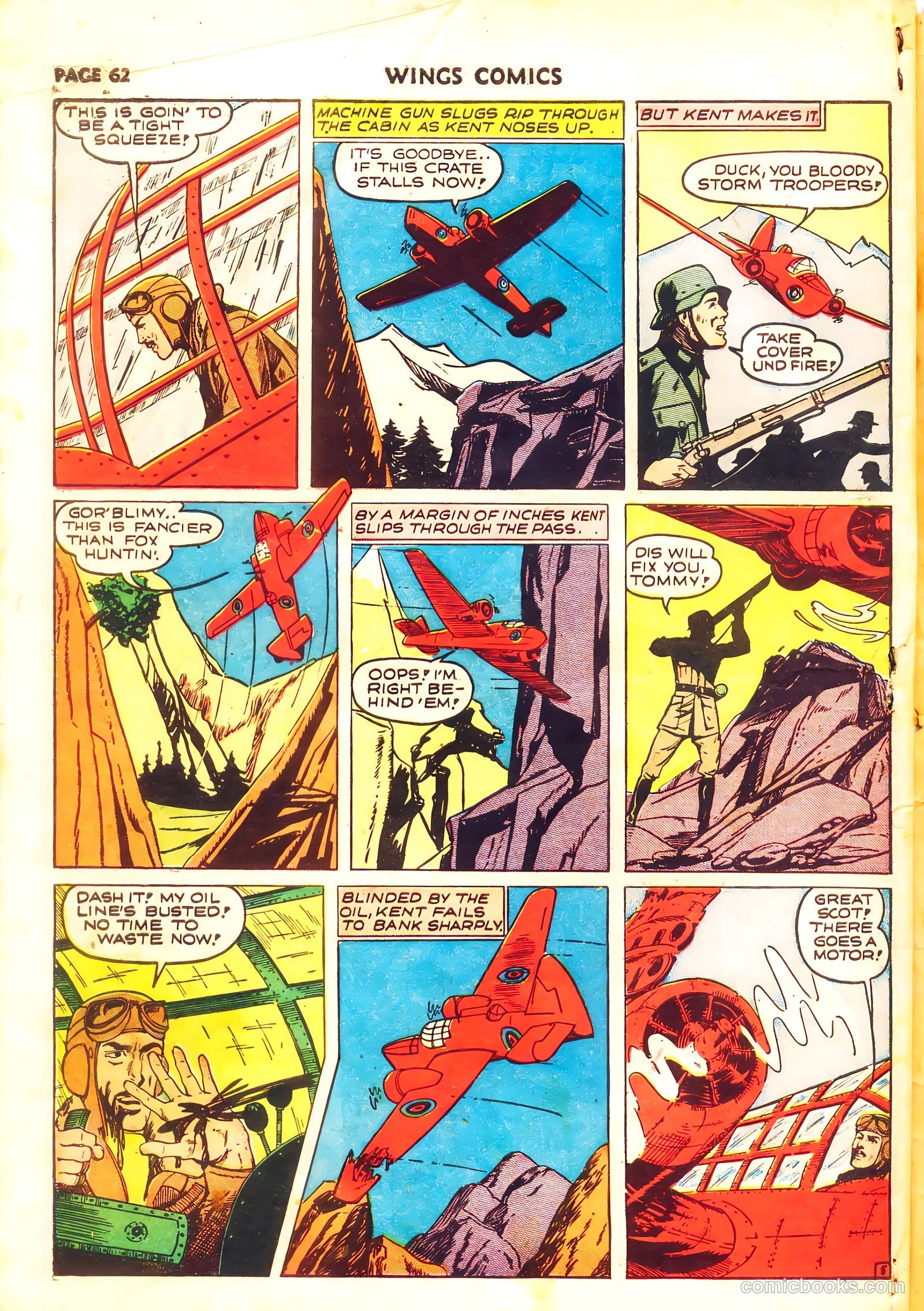 Wings Comics #11 (1941, Fiction House) — page 64 of 68