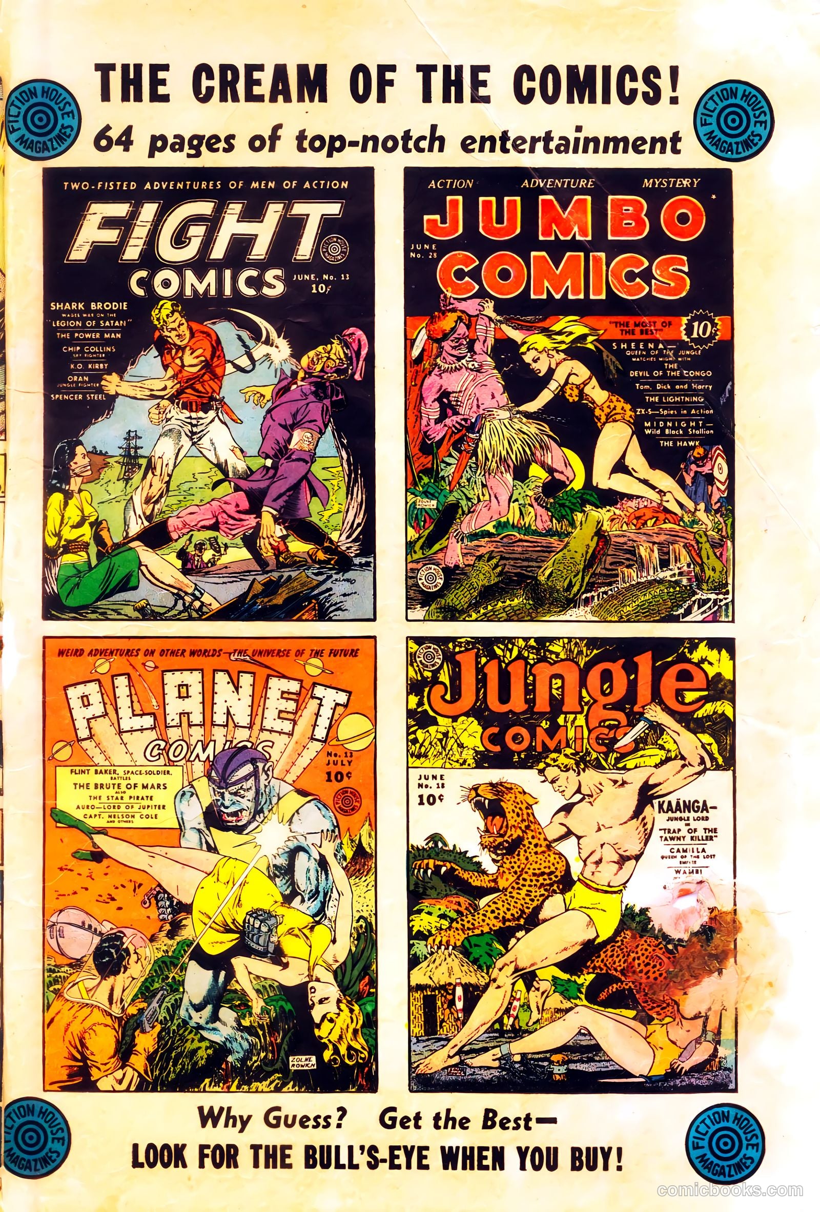 Wings Comics #11 (1941, Fiction House) — page 67 of 68