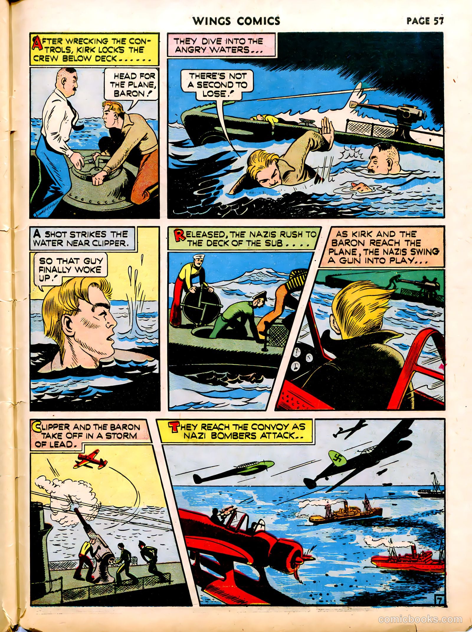 Wings Comics #12 (1941) — page 59 of 68