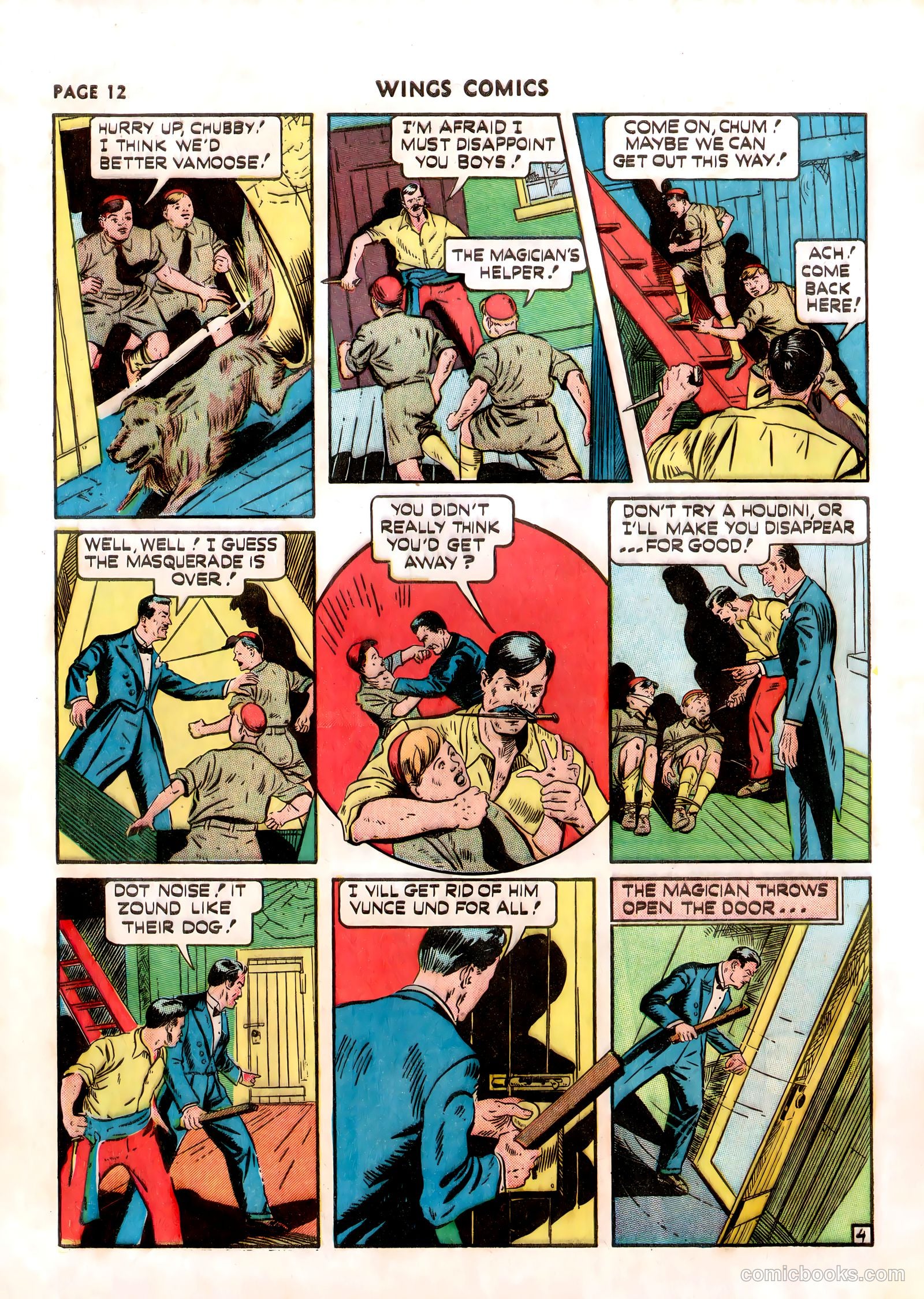 Wings Comics #13 (1941) — page 14 of 68