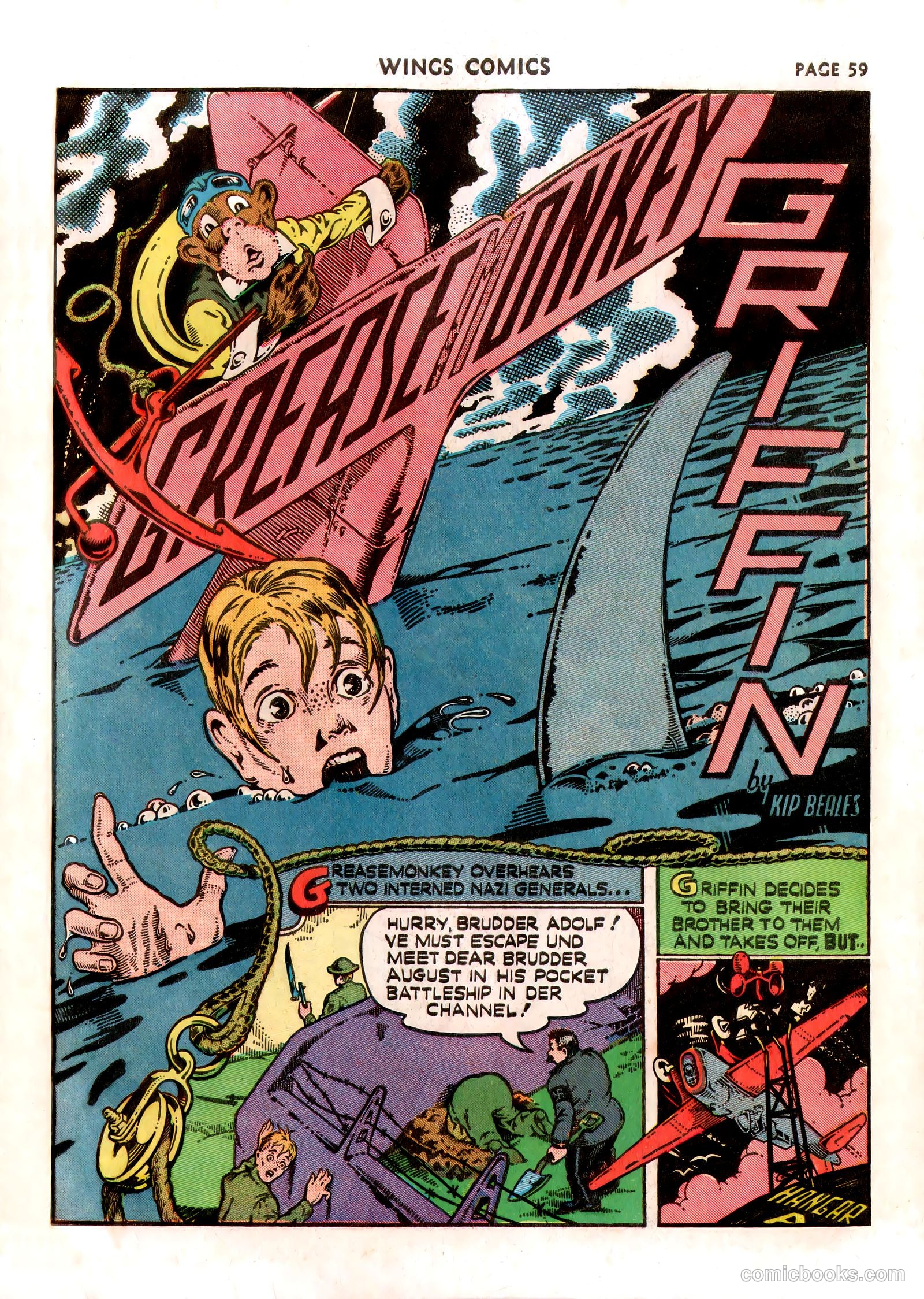Wings Comics #13 (1941) — page 61 of 68