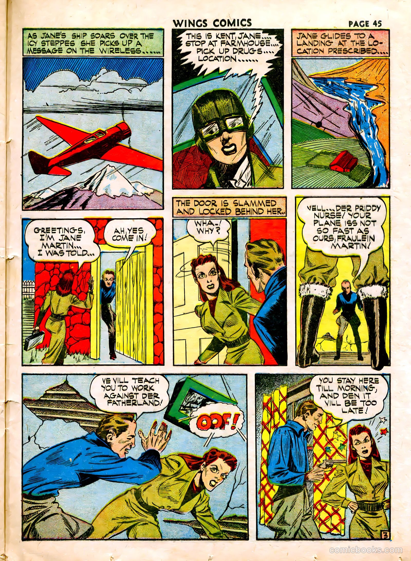 Wings Comics #15 (1941) — page 47 of 68