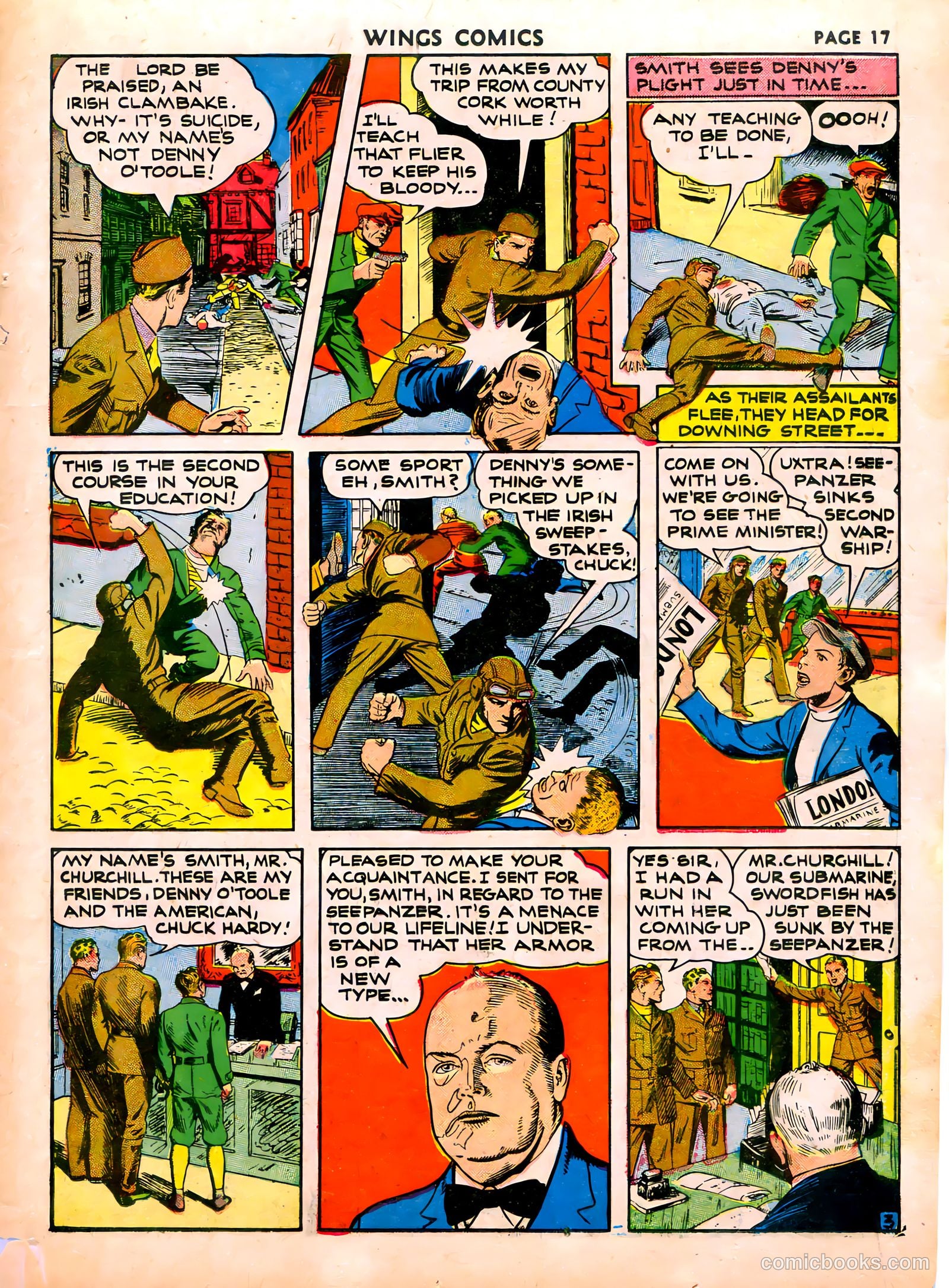 Wings Comics #16 (1941) — page 19 of 68