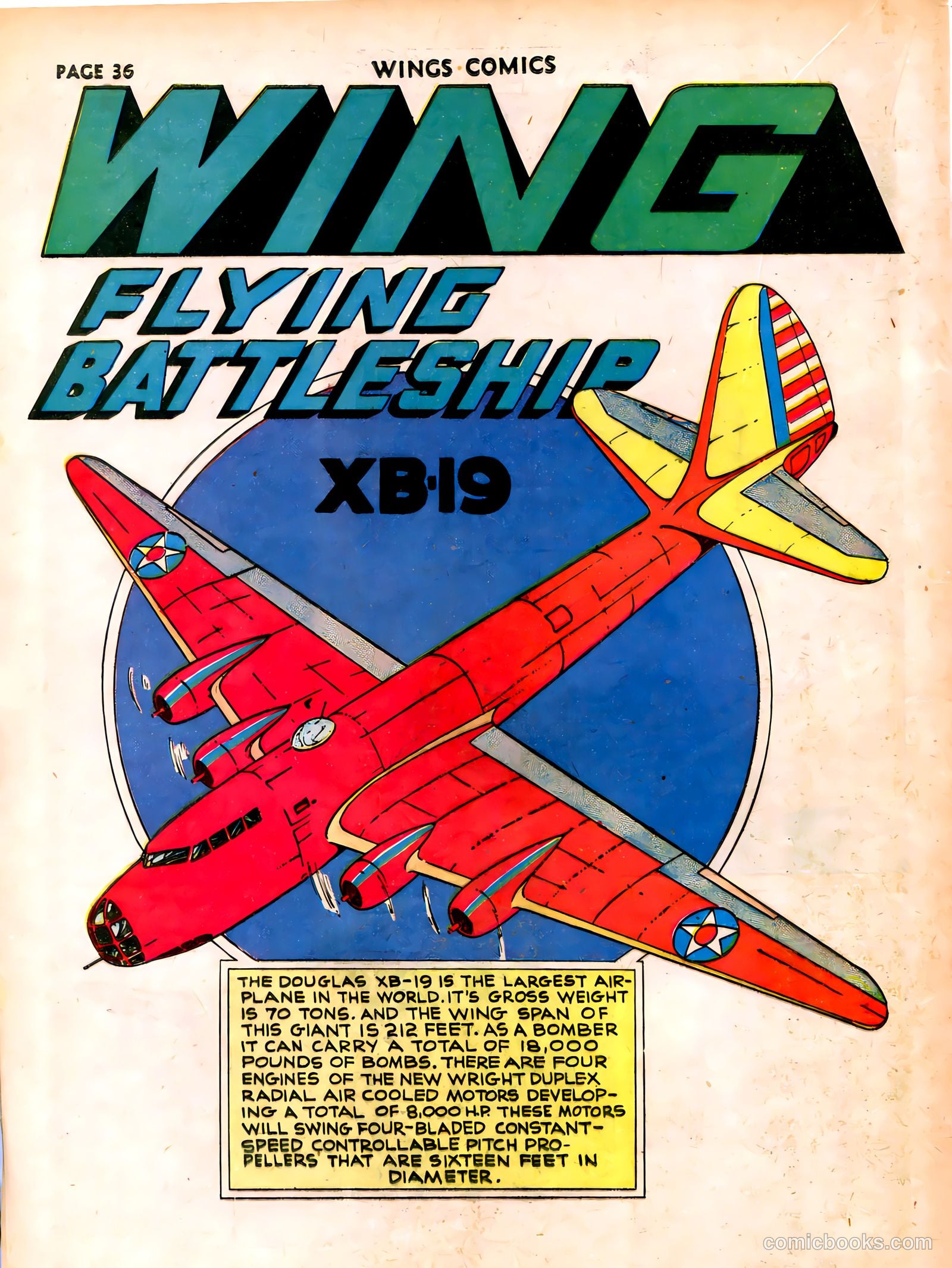 Wings Comics #16 (1941) — page 38 of 68