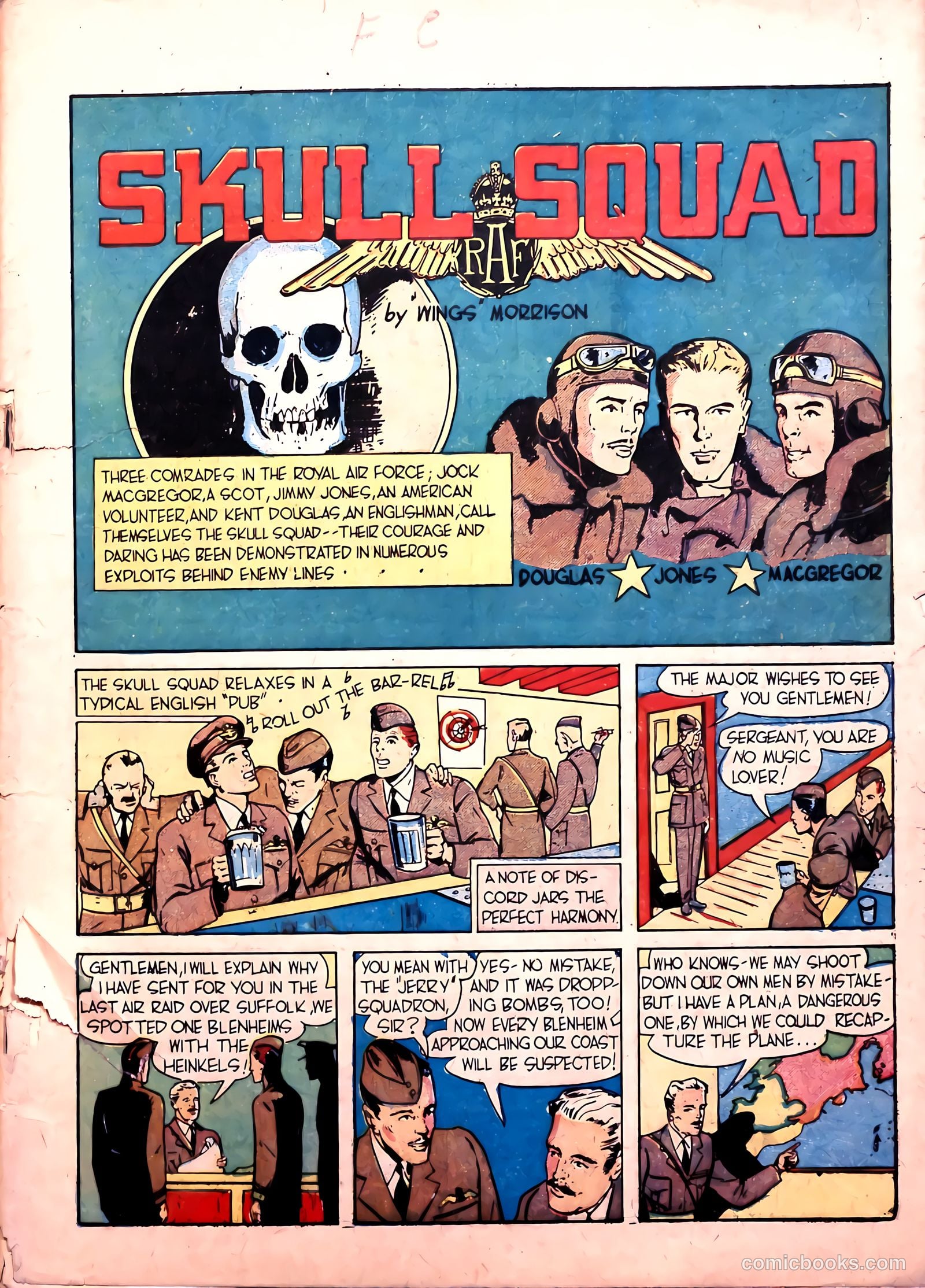 Wings Comics #2 (1940, Fiction House) — page 3 of 68