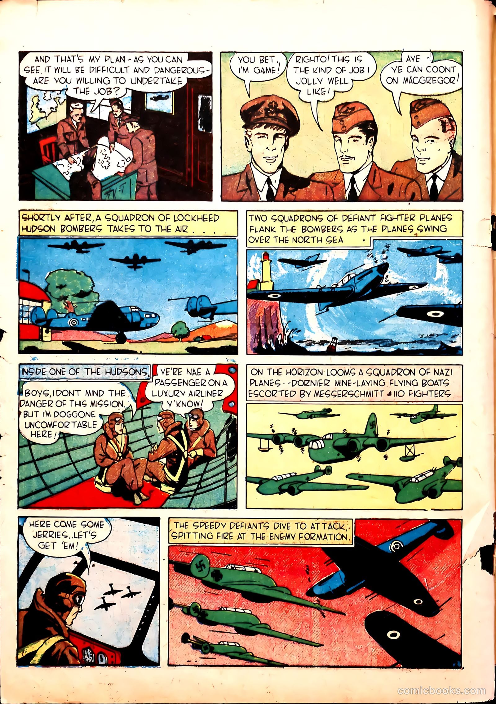 Wings Comics #2 (1940, Fiction House) — page 4 of 68