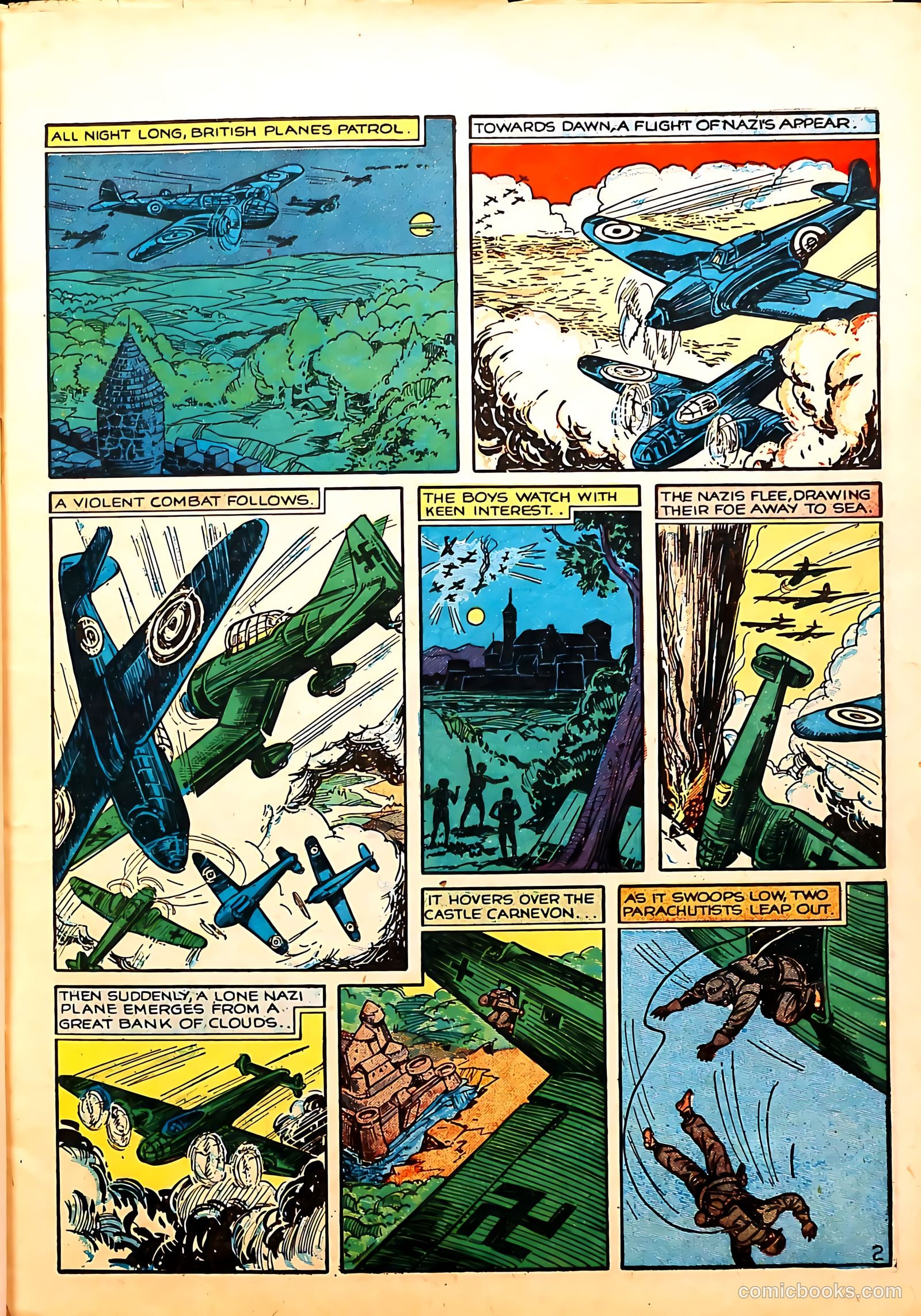 Wings Comics #2 (1940, Fiction House) — page 13 of 68