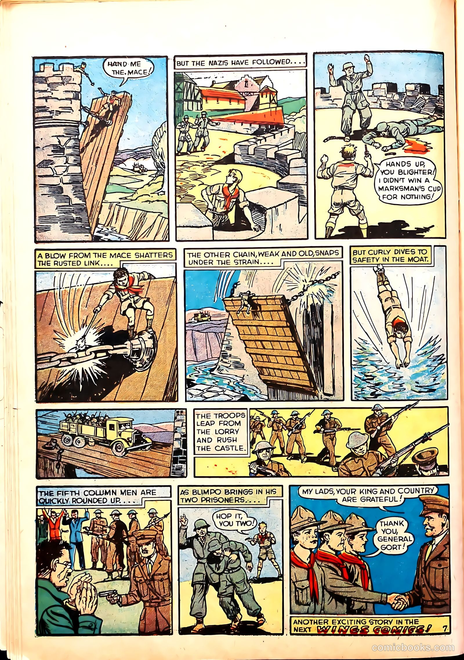 Wings Comics #2 (1940, Fiction House) — page 18 of 68