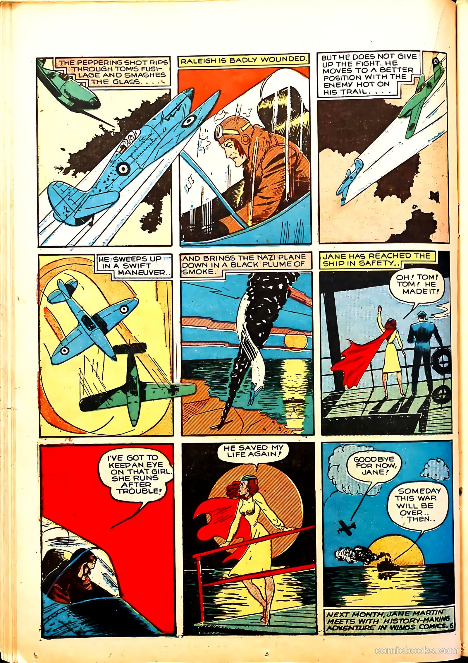 Wings Comics #2 (1940, Fiction House) — page 24 of 68