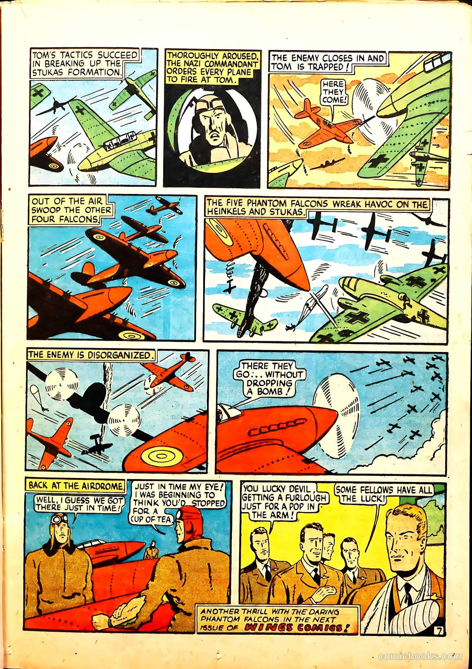 Wings Comics #2 (1940, Fiction House) — page 31 of 68
