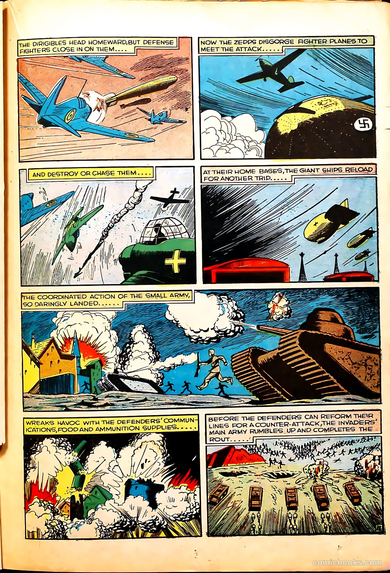 Wings Comics #2 (1940, Fiction House) — page 37 of 68