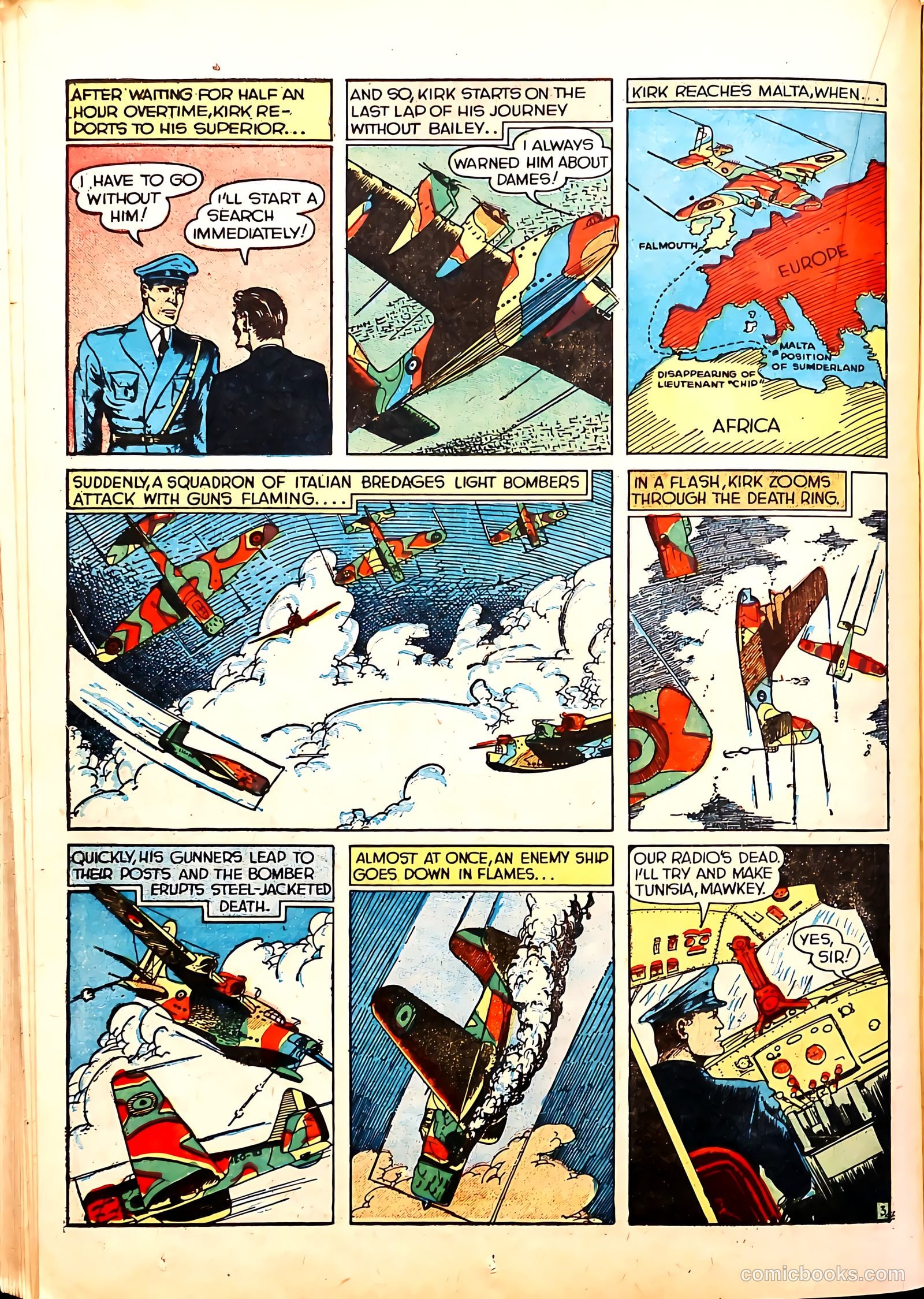 Wings Comics #2 (1940, Fiction House) — page 40 of 68