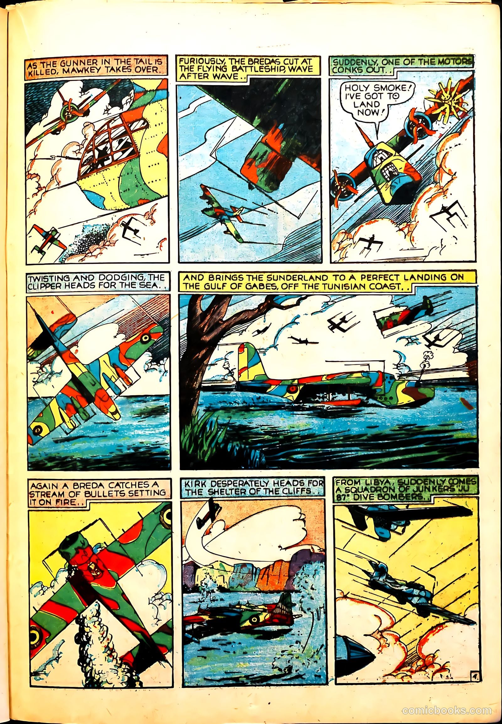 Wings Comics #2 (1940, Fiction House) — page 41 of 68