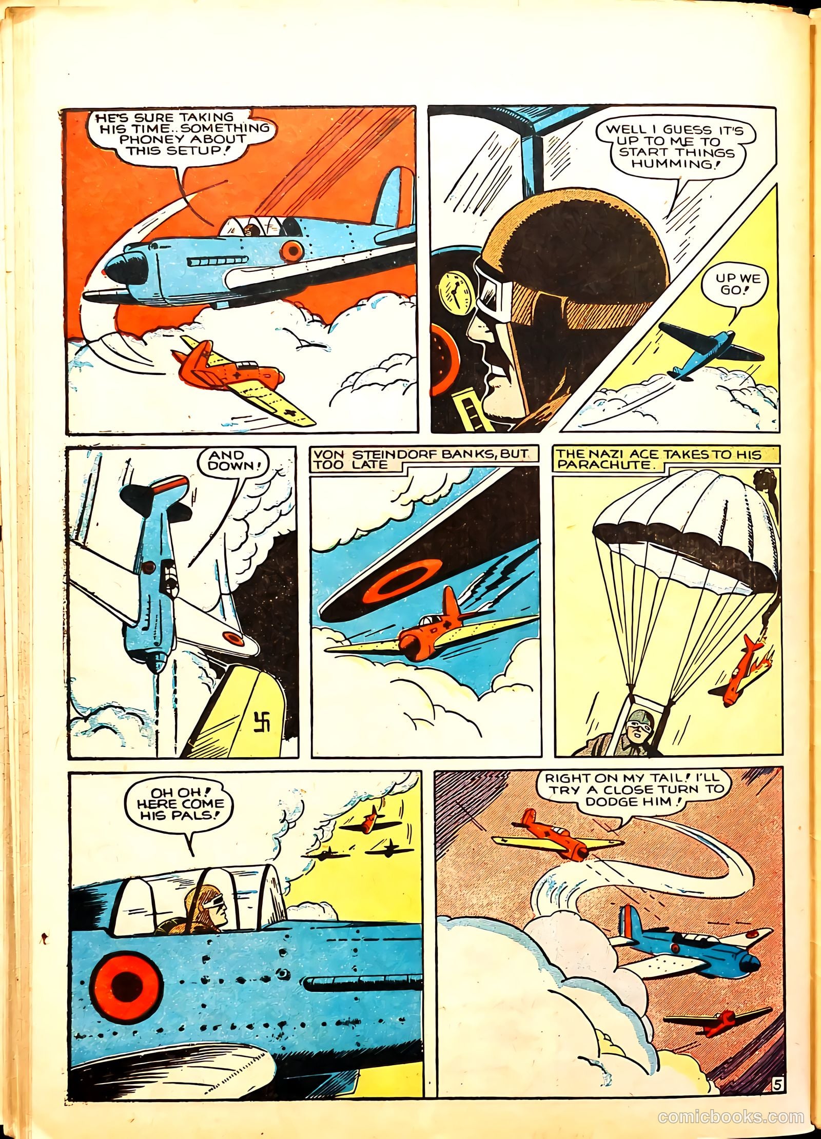 Wings Comics #2 (1940, Fiction House) — page 56 of 68