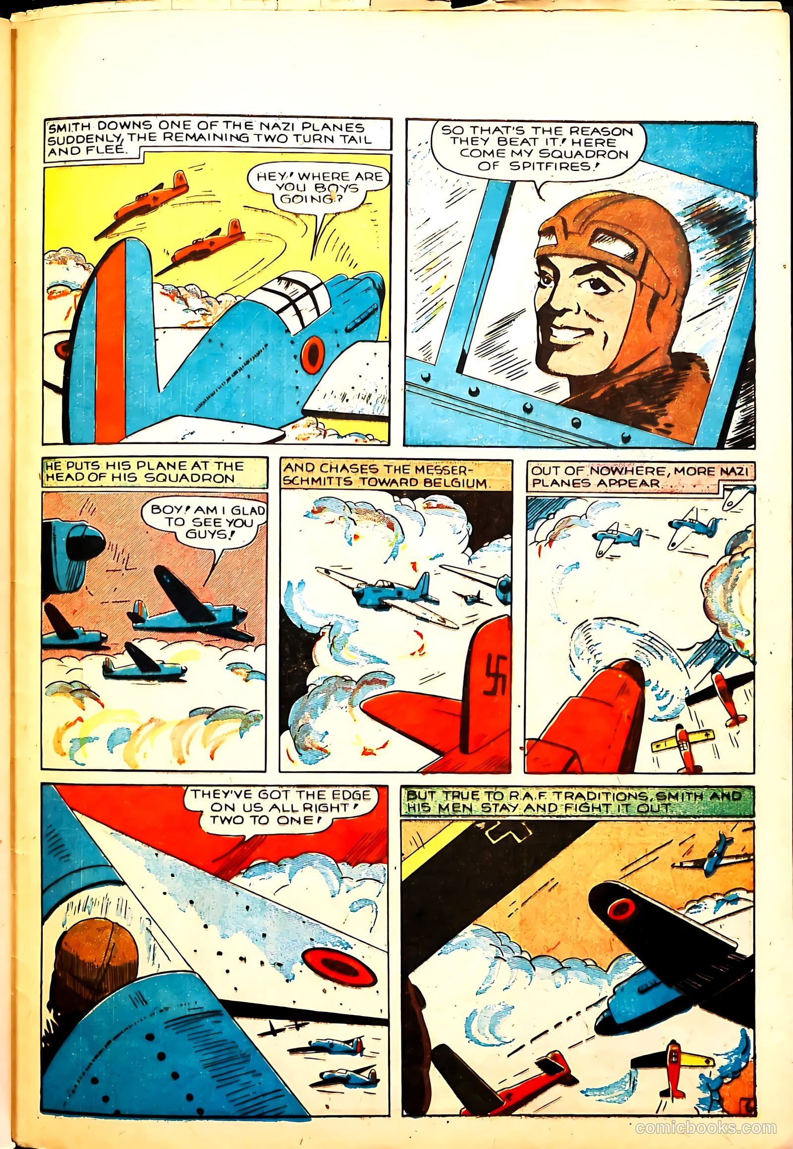 Wings Comics #2 (1940, Fiction House) — page 57 of 68