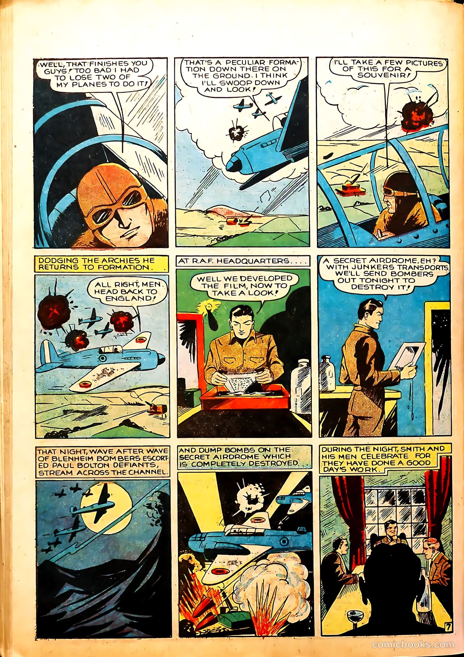 Wings Comics #2 (1940, Fiction House) — page 58 of 68