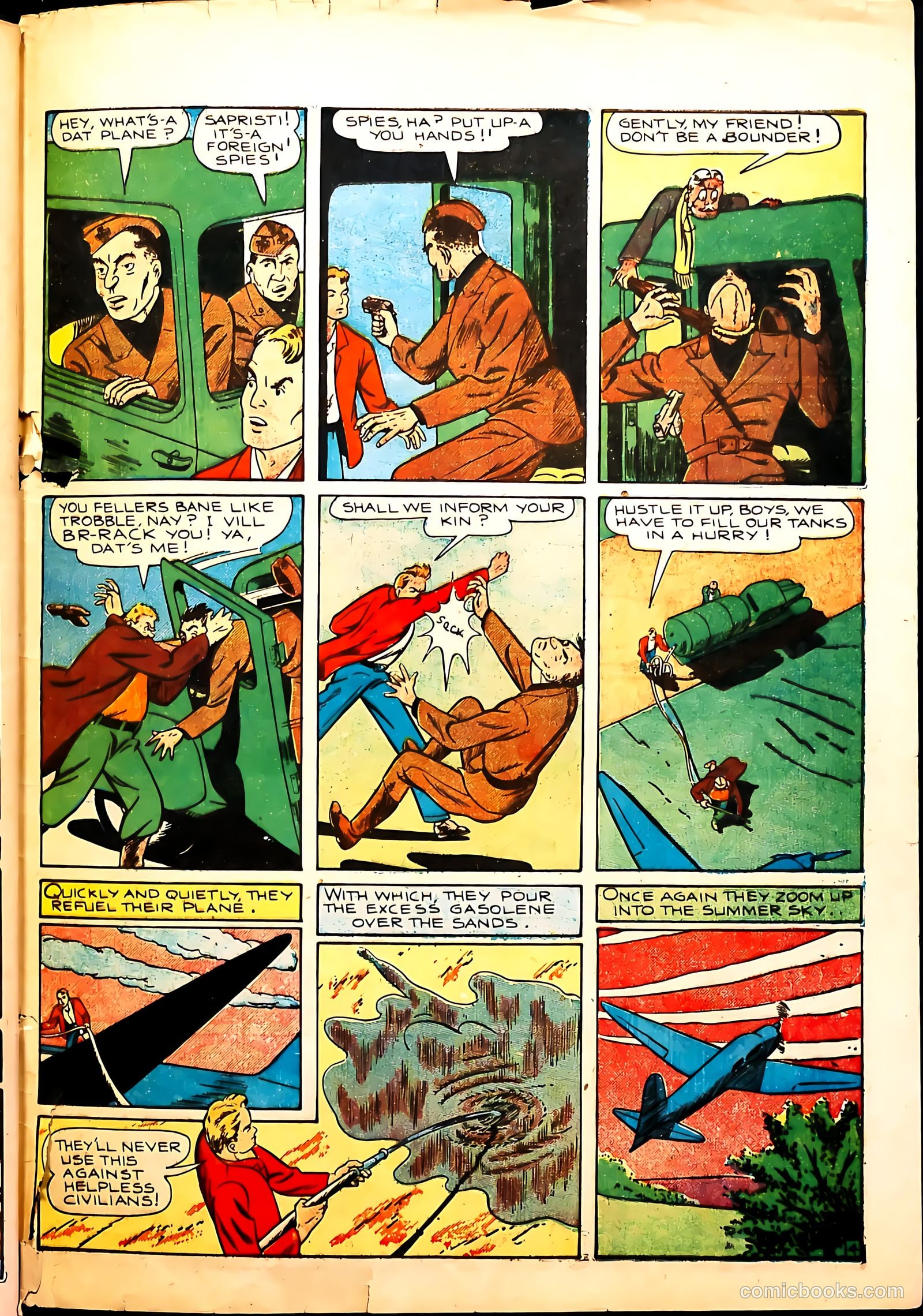 Wings Comics #2 (1940, Fiction House) — page 65 of 68