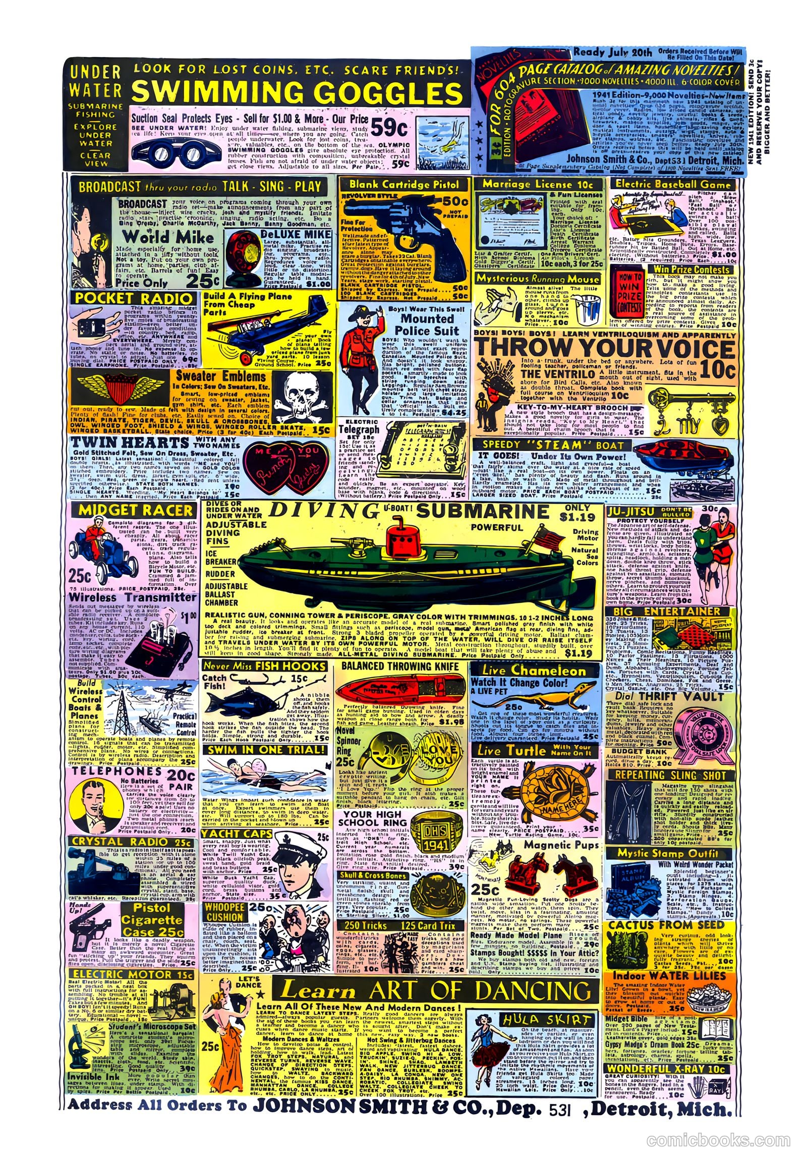 Wings Comics #2 (1940, Fiction House) — page 68 of 68