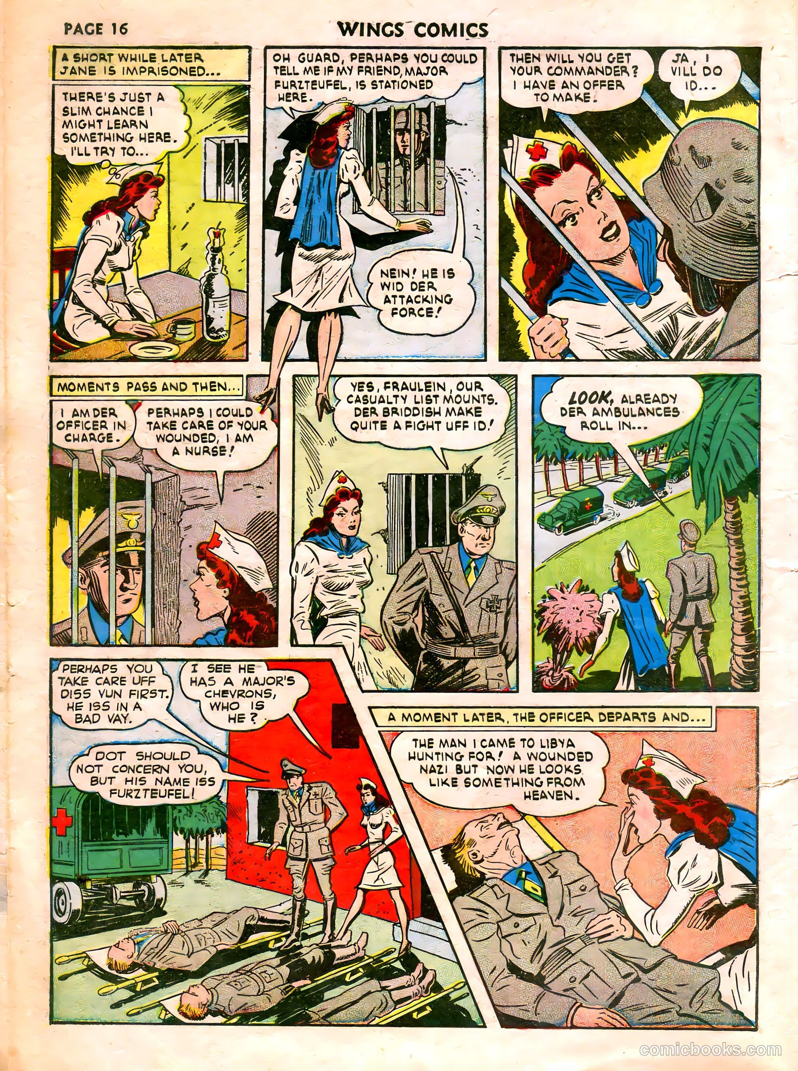 Wings Comics #21 (1942) — page 18 of 68