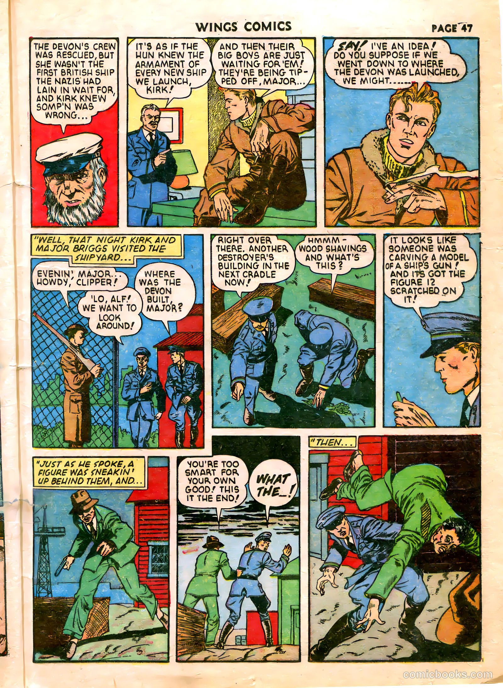Wings Comics #21 (1942) — page 49 of 68