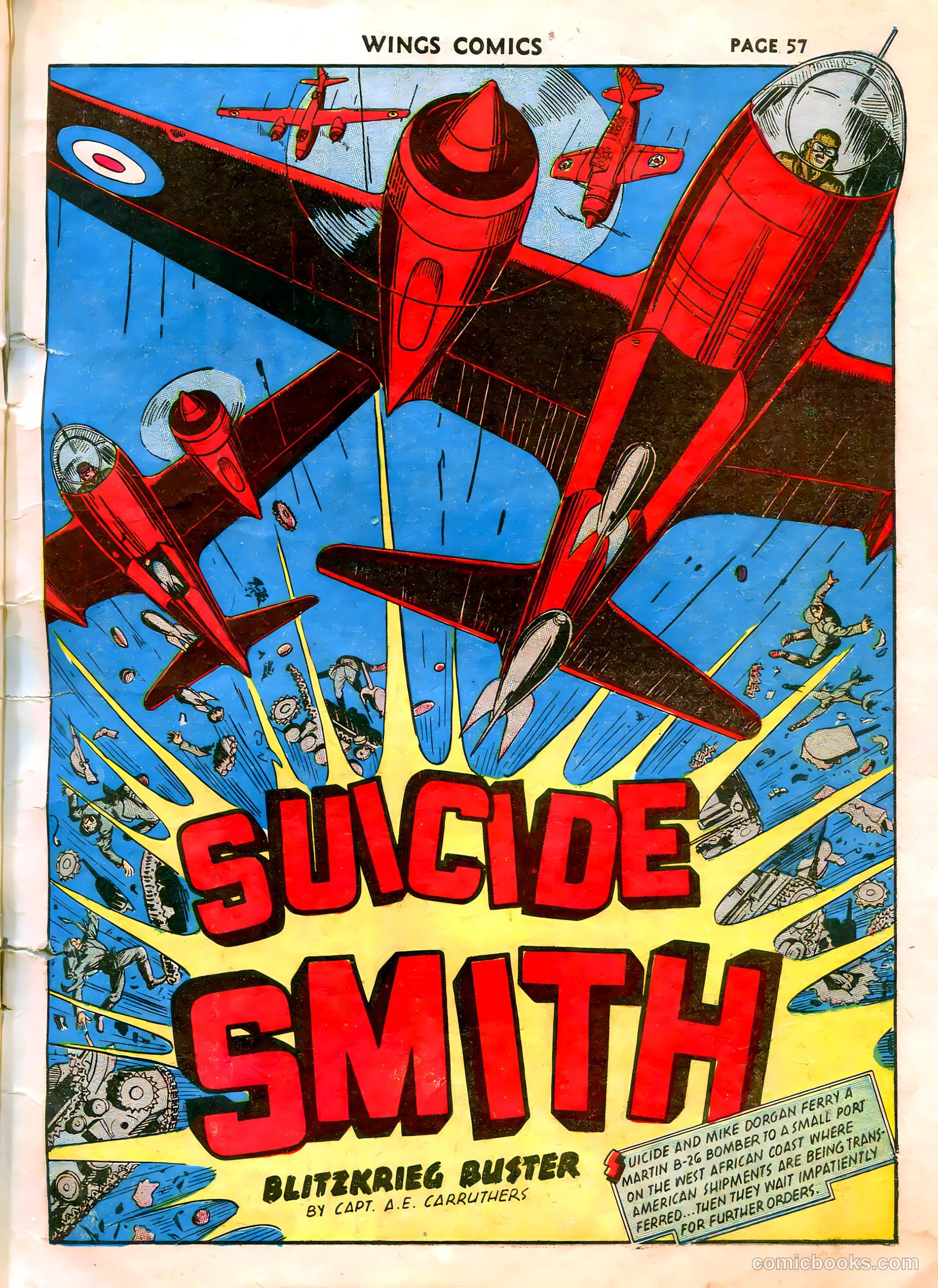 Wings Comics #21 (1942) — page 59 of 68