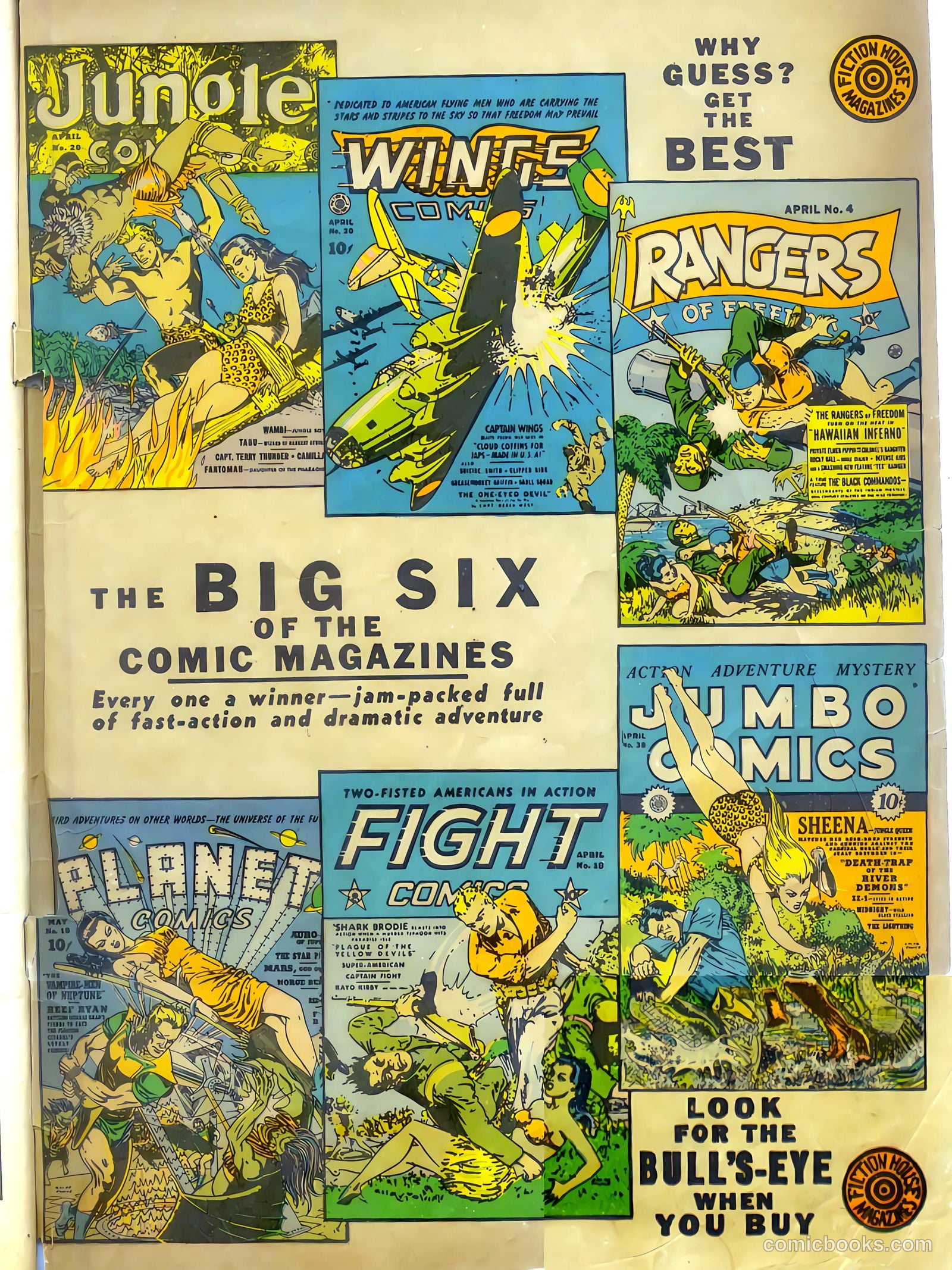 Wings Comics #21 (1942) — page 67 of 68