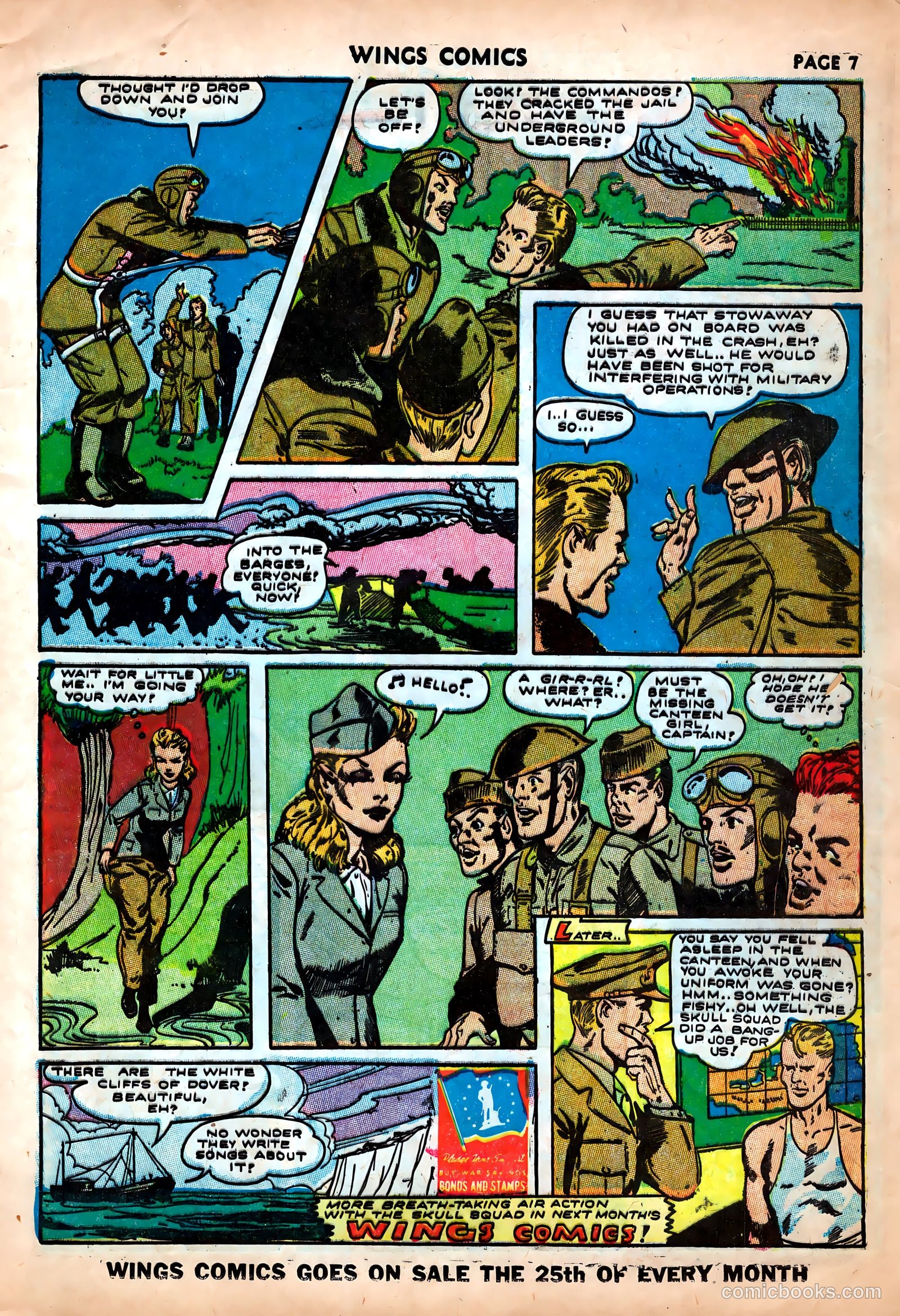 Wings Comics #25 (1942) — page 9 of 69